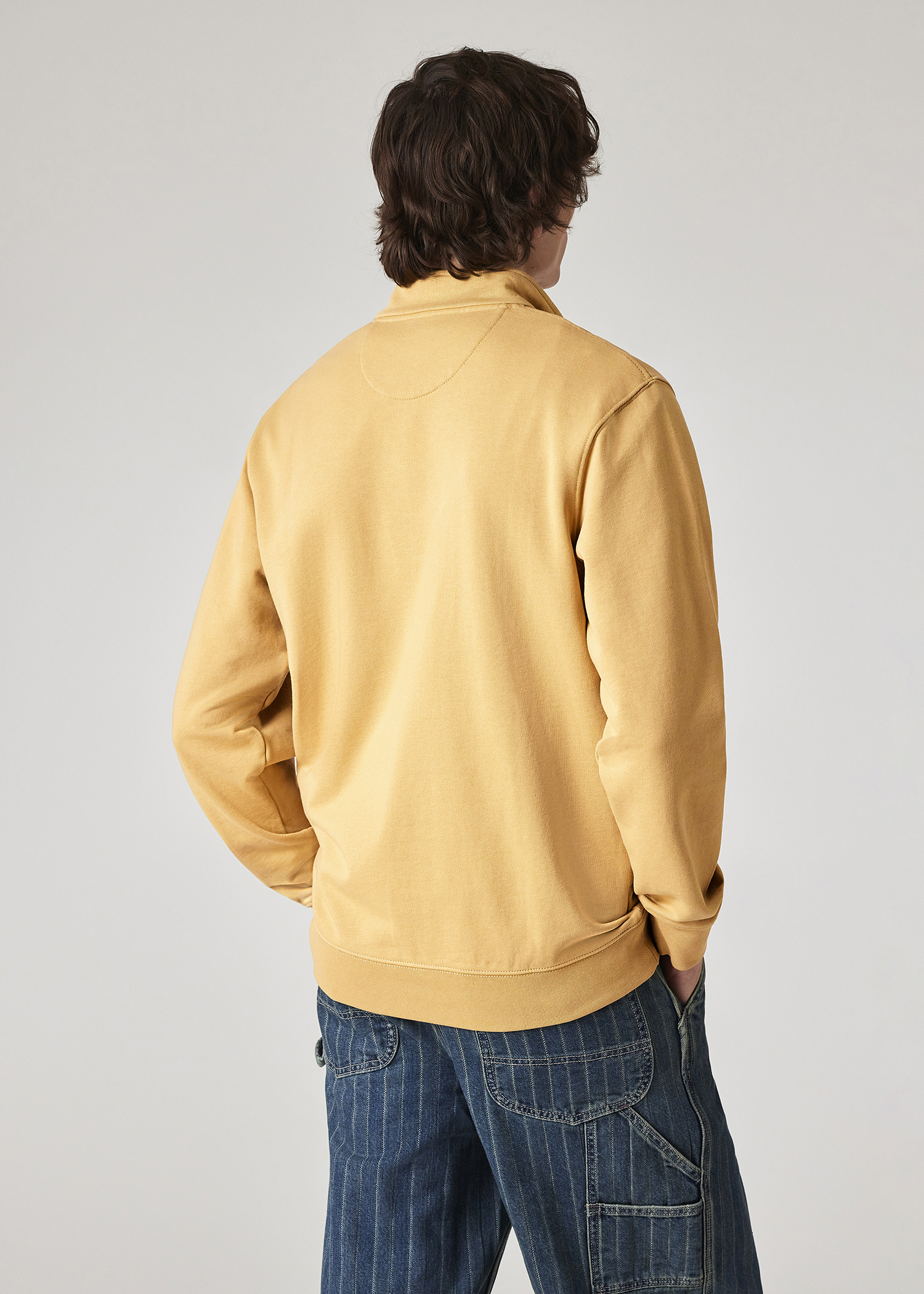 Paul Smith + Lee® Ochre Quarter Zip Sweatshirt