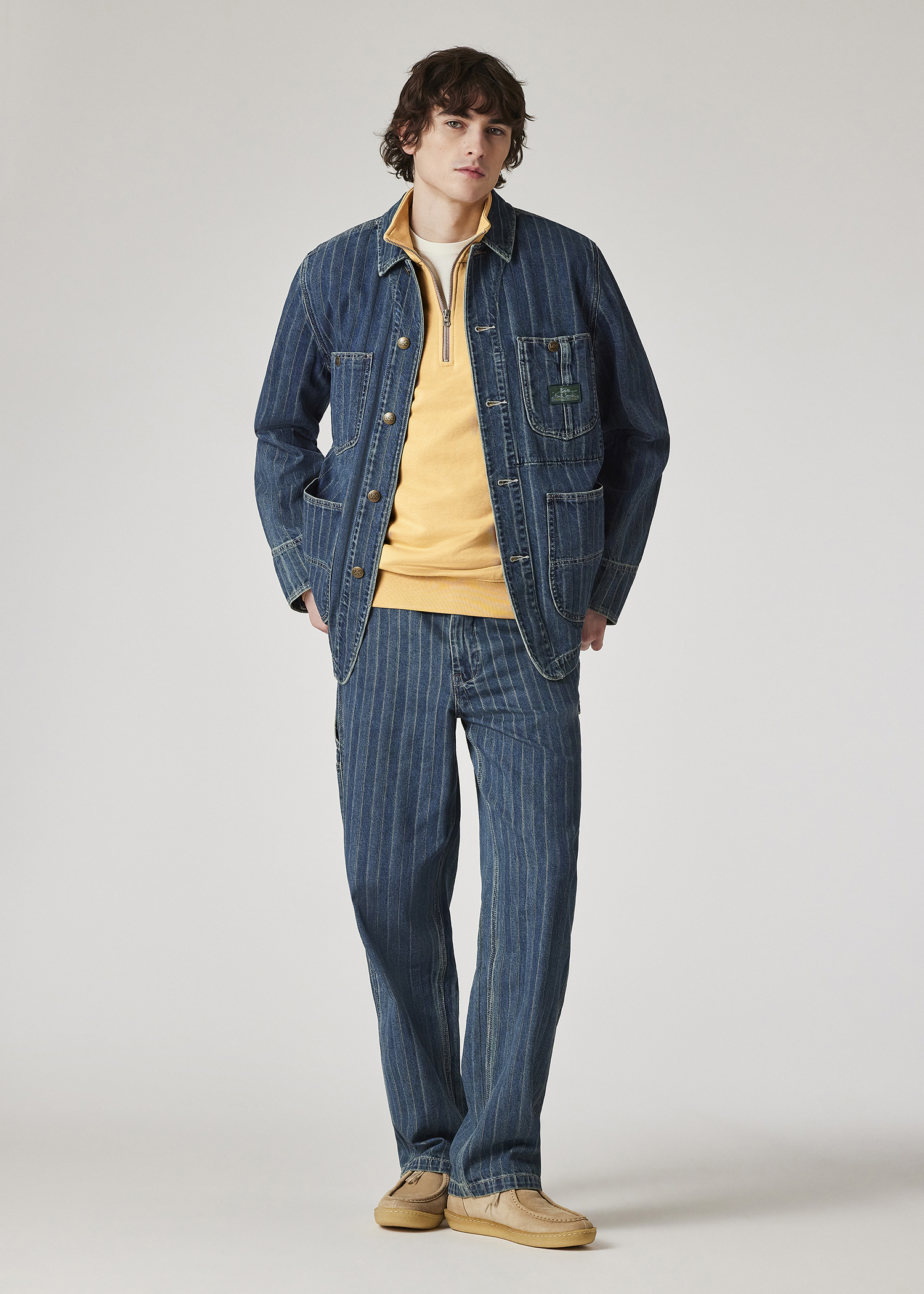 Paul Smith + Lee® Ochre Quarter Zip Sweatshirt