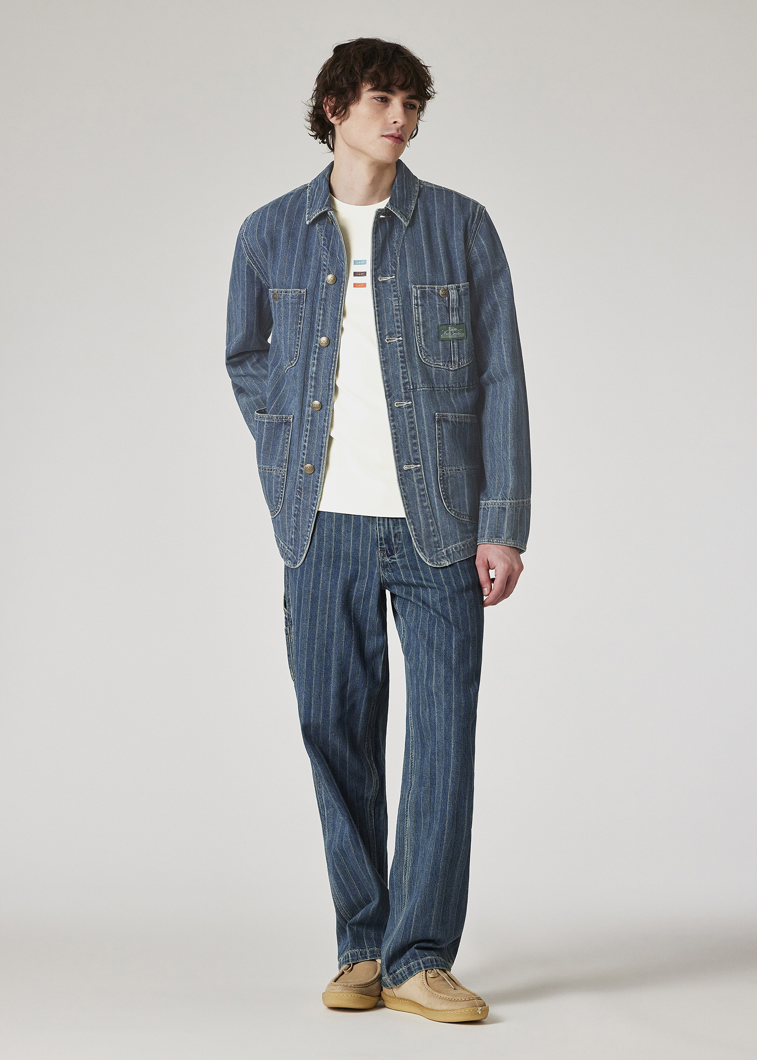 ジャケット・アウター PaulSmith stitch paint tailored jacket Women's Black Leather Contrast Stitch Jacket