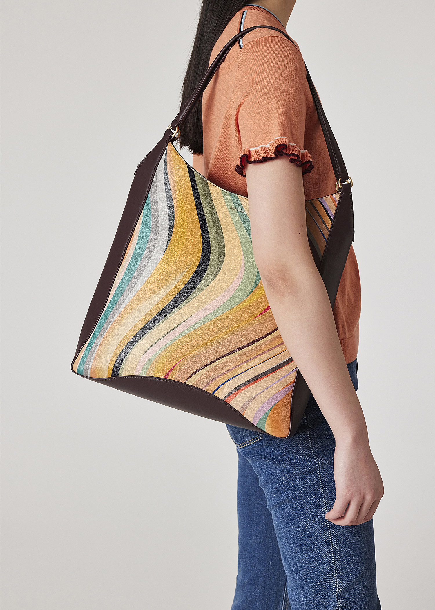 Women's 'Dusky Swirl' Shopper Bag