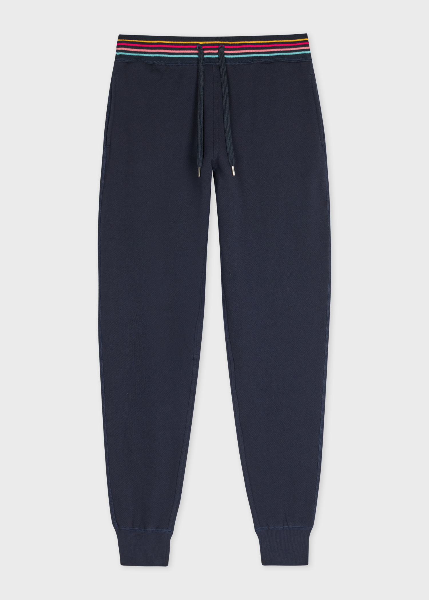 Women's Navy Lounge Sweatpants With 'Swirl' Trims