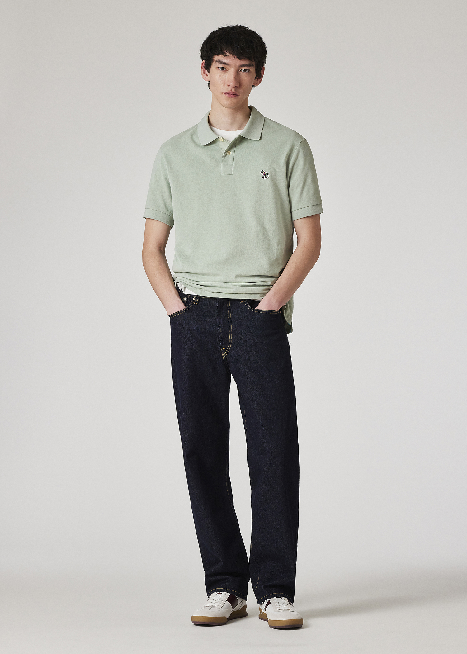 値下げ中！Paul Smith ダークグリーン ショルダーバッグ 処分価格❗️Paul Smith ダークグリーン レザーショルダーバッグ