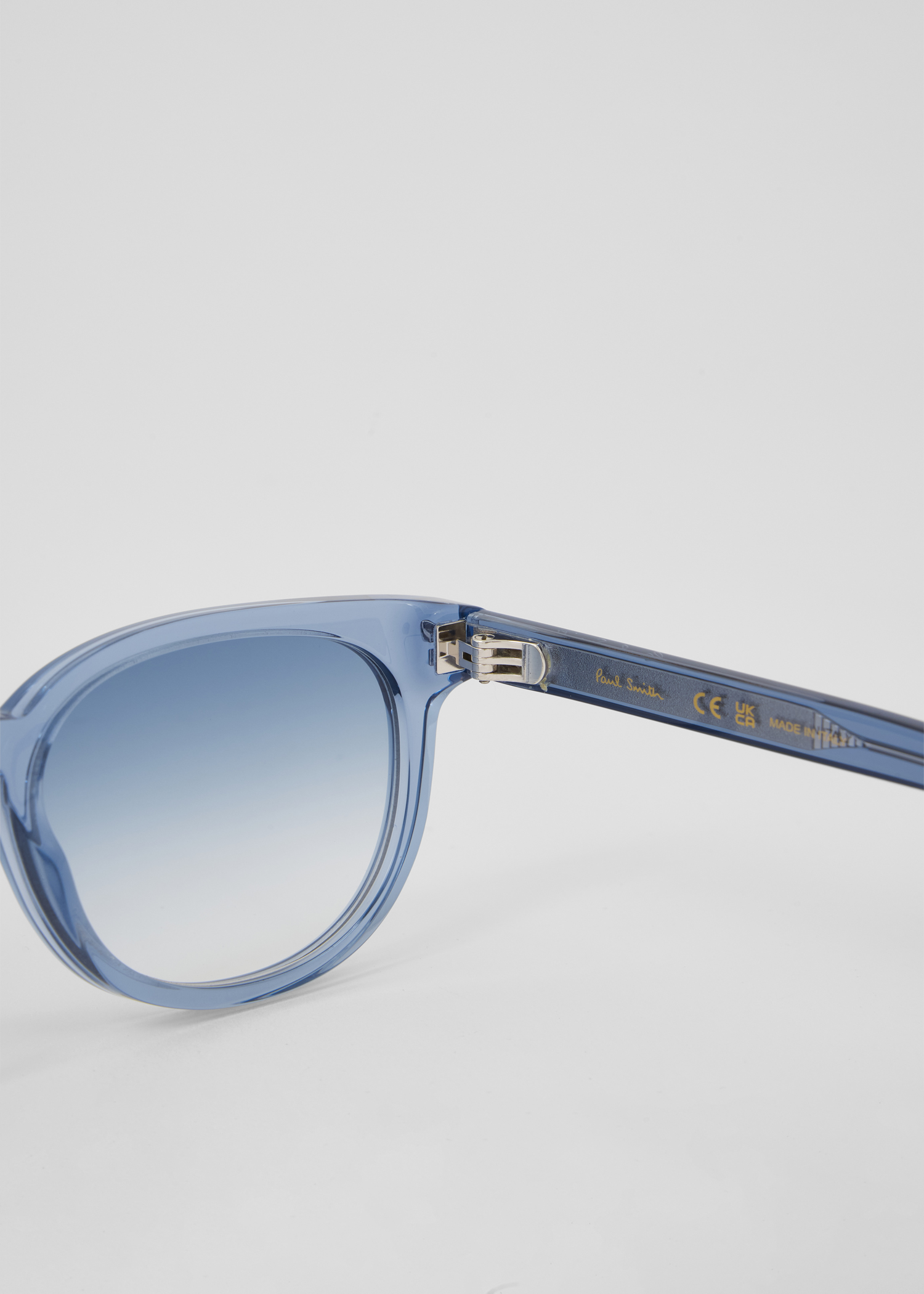 PAUL SMITH SUNGLASSES GRADIENT BLUE LENSES ONYX WHT TRIM FRAMES NWOT Azure Blue  main image 4