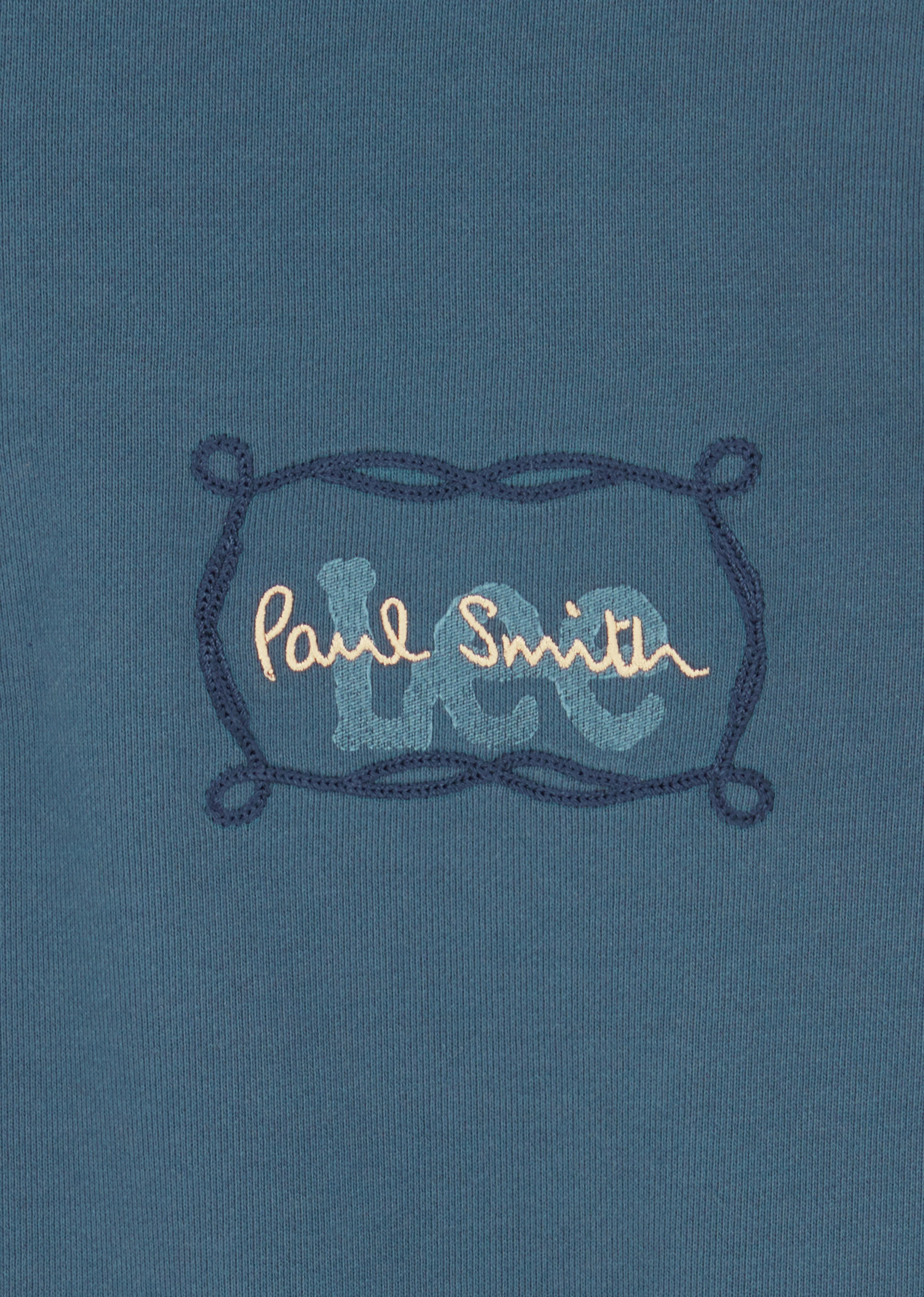 Paul Smith + Lee® Dark Blue Quarter Zip Sweatshirt