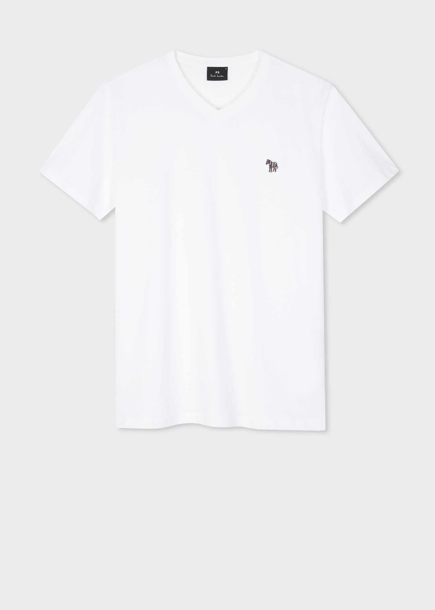 Paul Smith｜ (M2R 785YZ P20064 79) Short-sleeved organic cotton t-shirt Black Paul Smith - Men