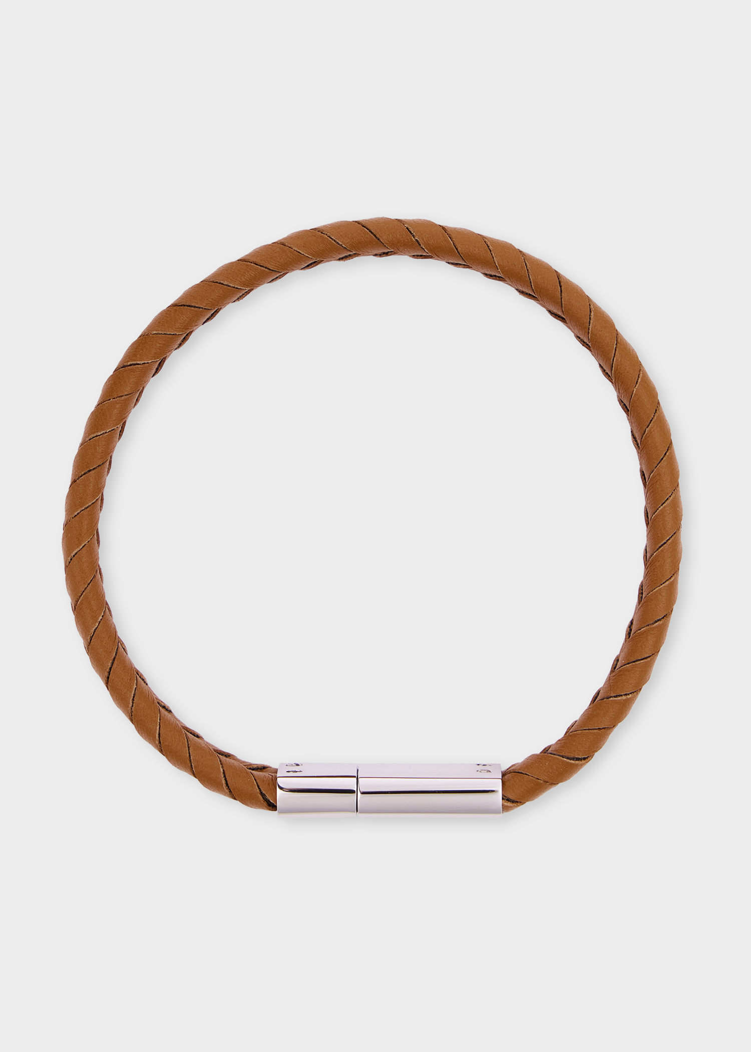 Black Braided Leather Bracelet