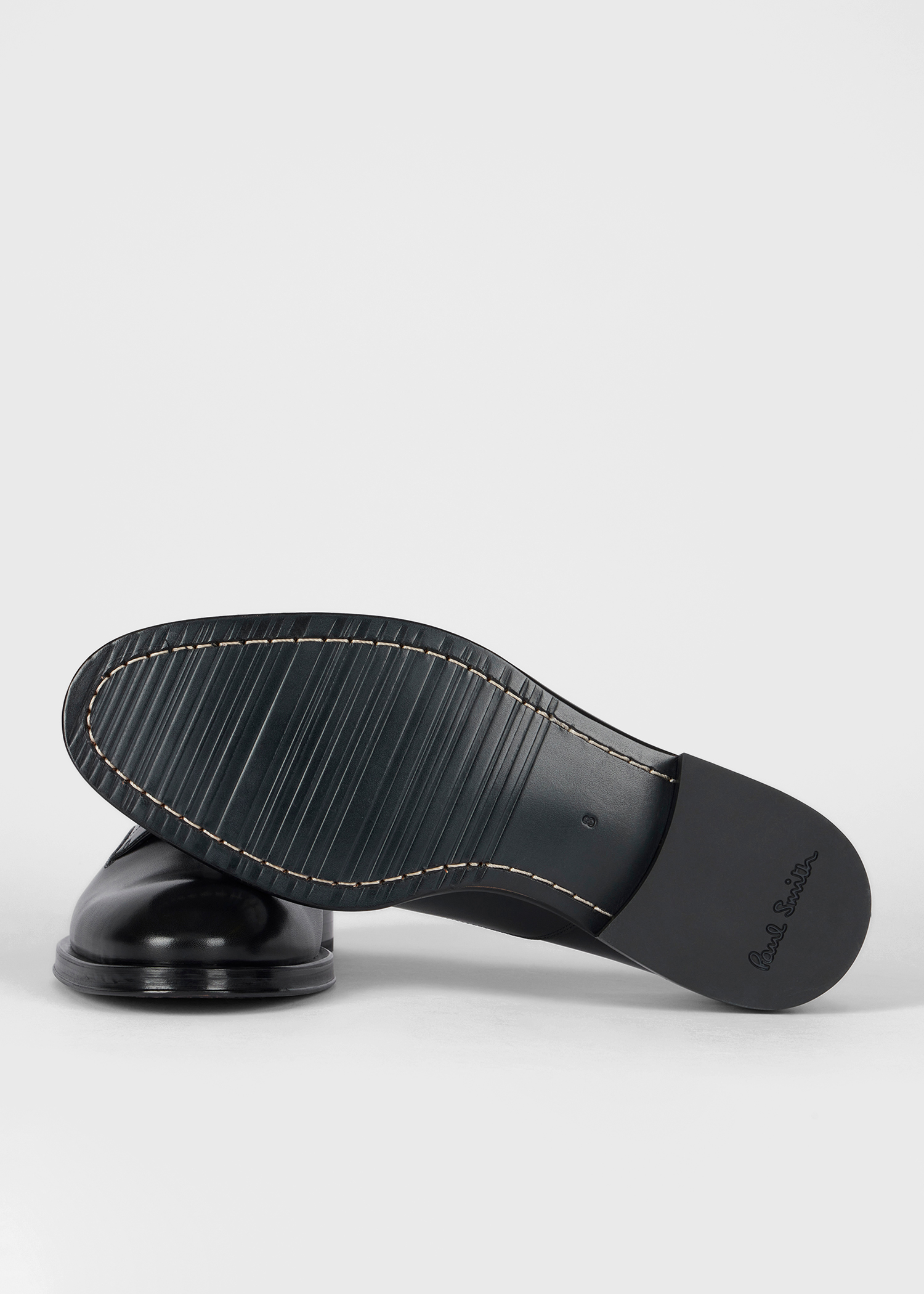 Black Leather 'Jason' Shoes