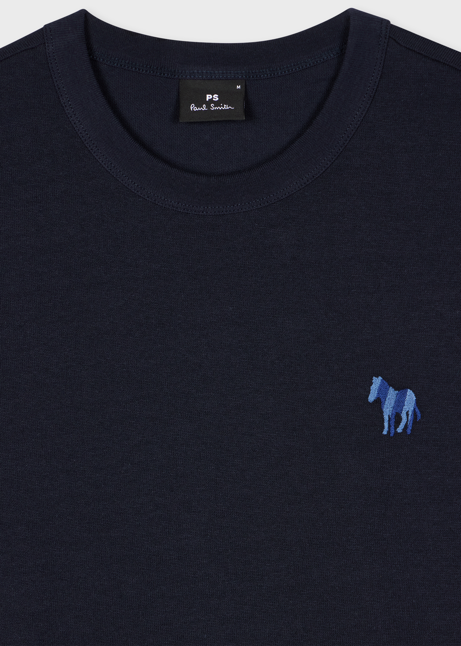 Paul Smith| (M2R 204ZE PP5111 49) Men's Dark Navy 'Broad Stripe Zebra' T-Shirt