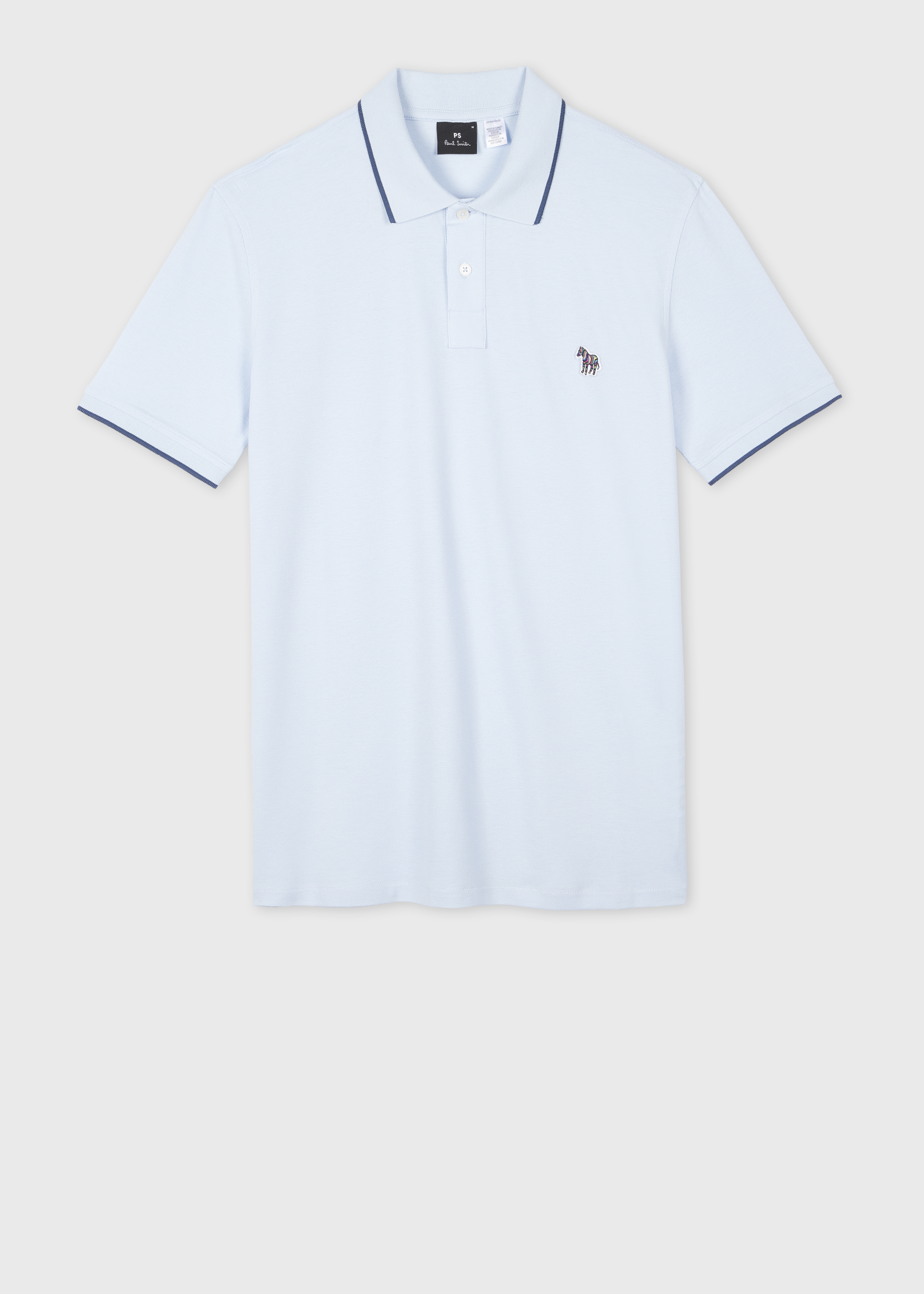Tシャツ・カットソー Paul Smith SS25 COTTON PIQUE POLO (M2R 151LE P21511 02A) Men's Khaki Stretch-Cotton 'Broad Stripe Zebra' Polo Shirt