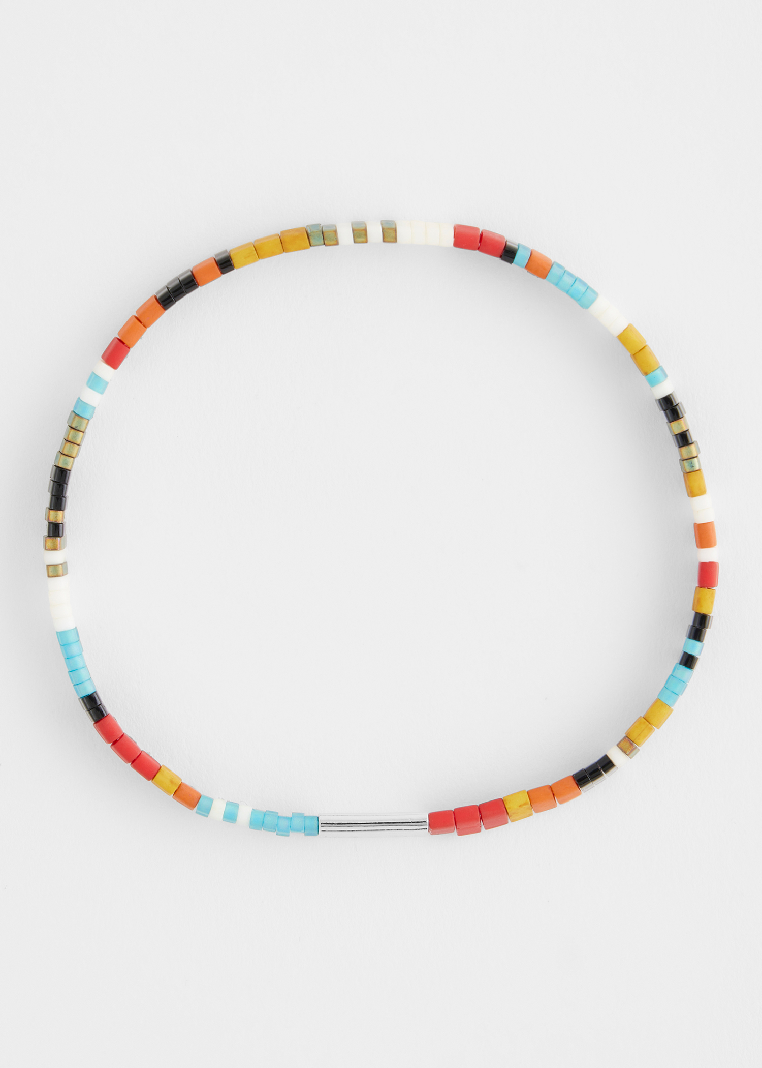Signature Stripe' Flat Bead Bracelet