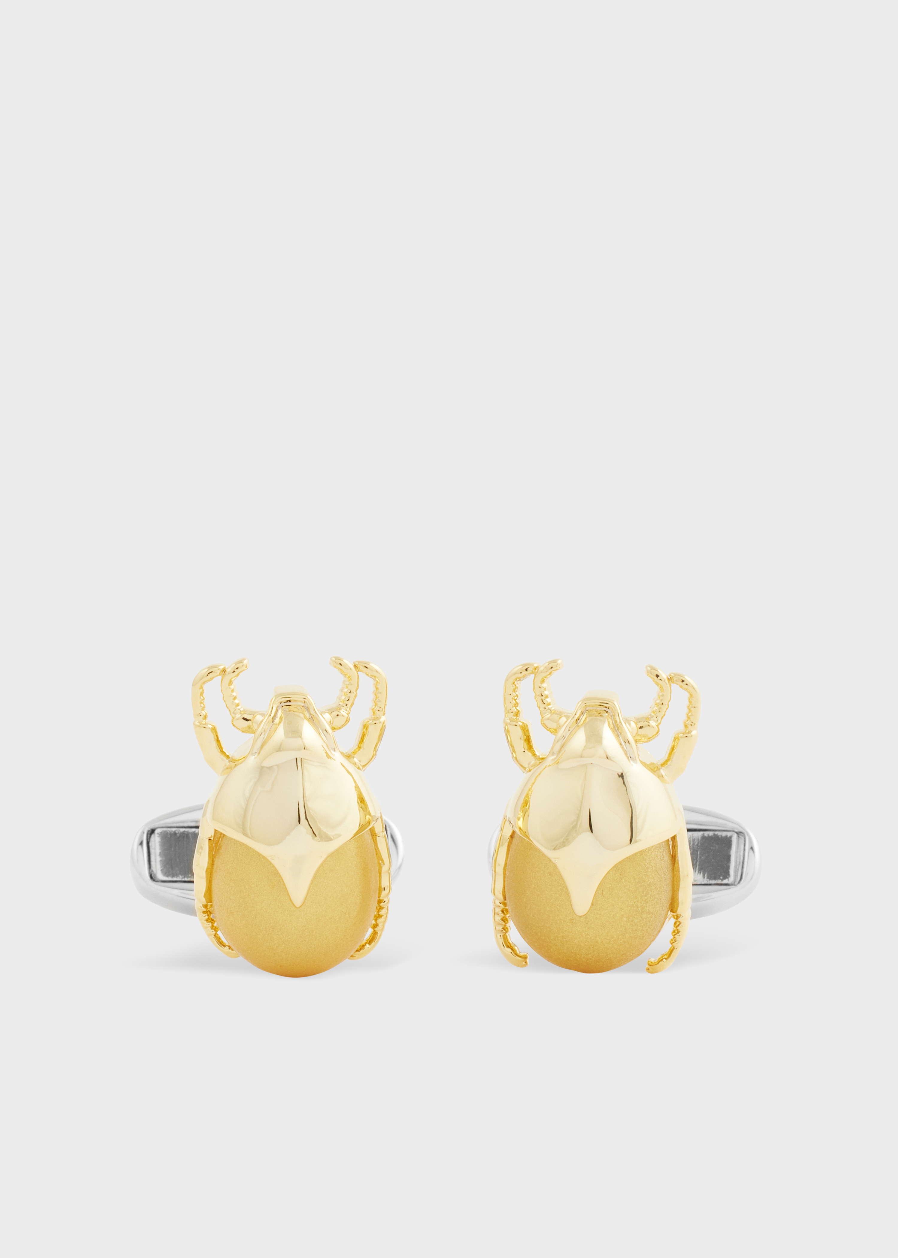 Men's Gold-Toned 'Beetle' Cufflinks