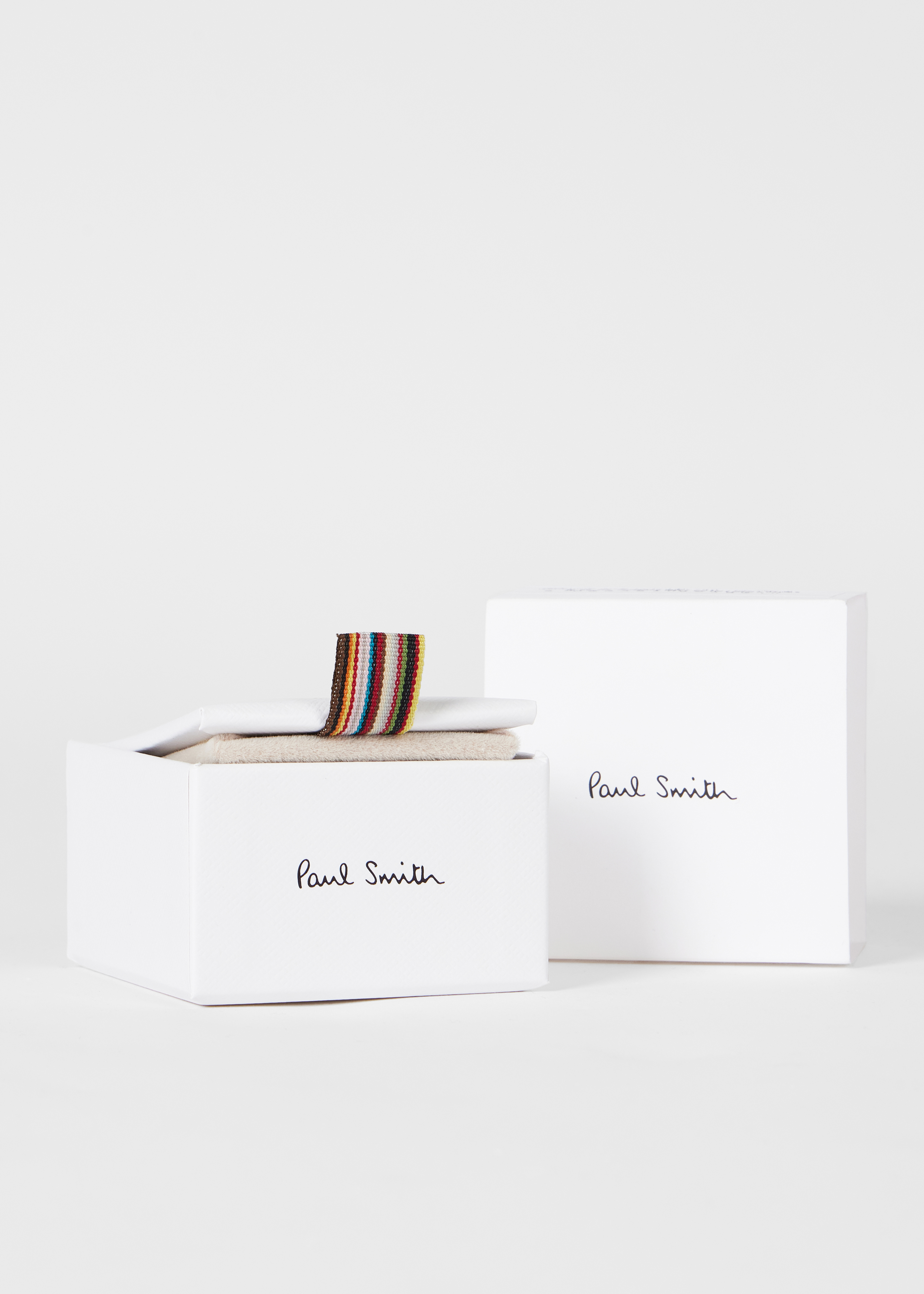 アクセサリーその他 Paul Smith SS25 MENS CUFFLINK SUITCASE (M1A CUFF PCASE 82) Silver and Blue Robot Cufflinks