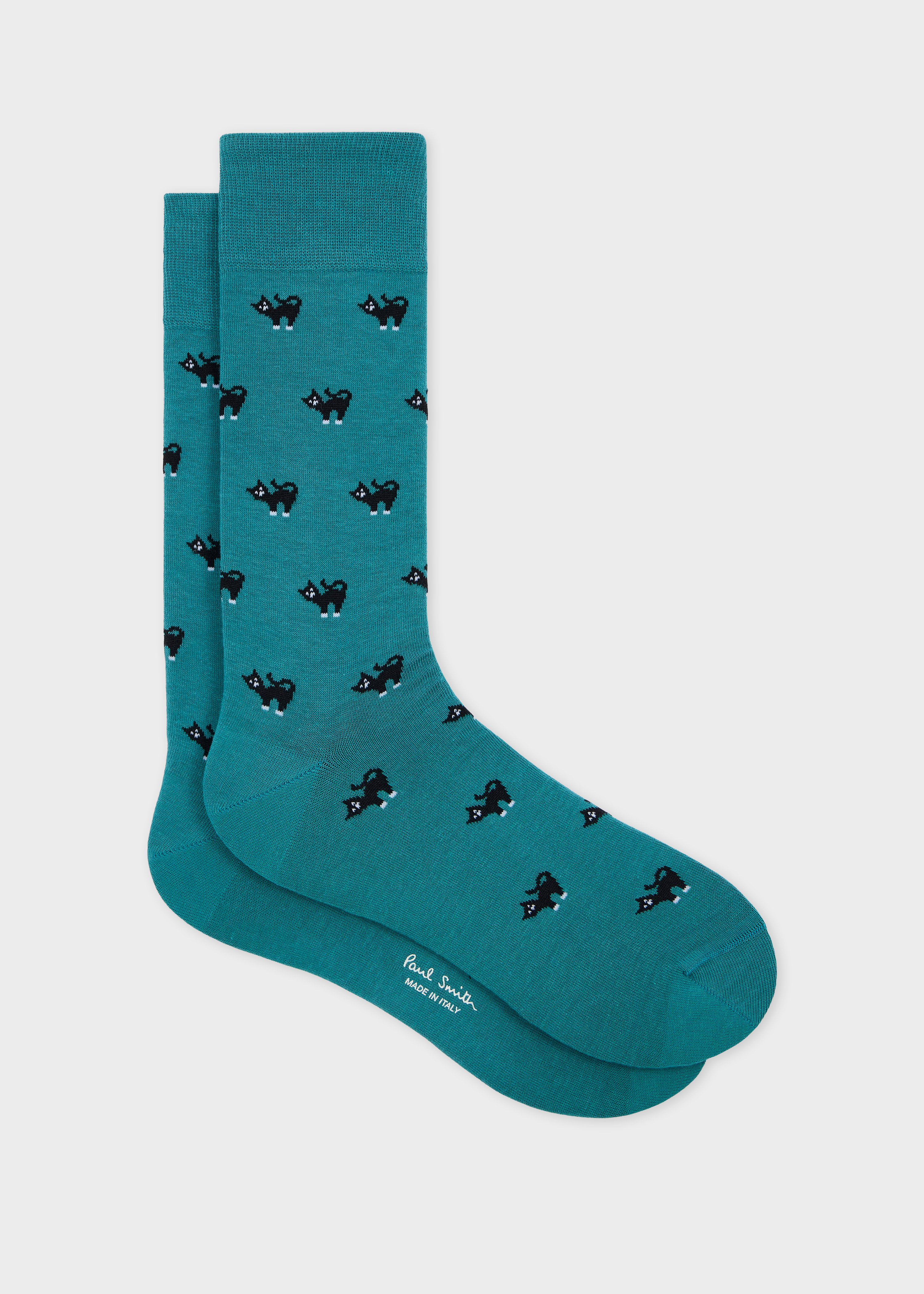 Navy Blue 'Cat' Pattern Socks