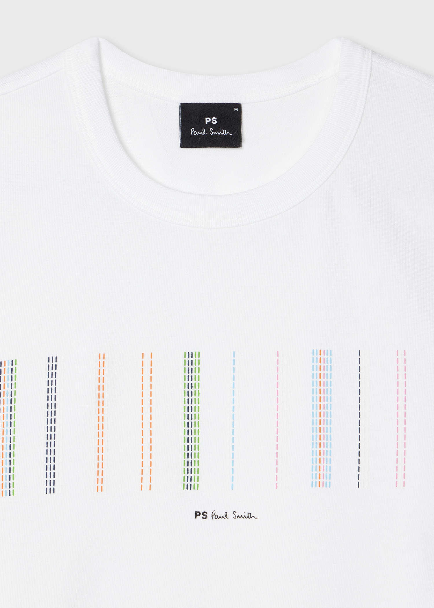 トップス Paul smith deseign tee ei Men's White 'Bunny Repeat' Print T-Shirt