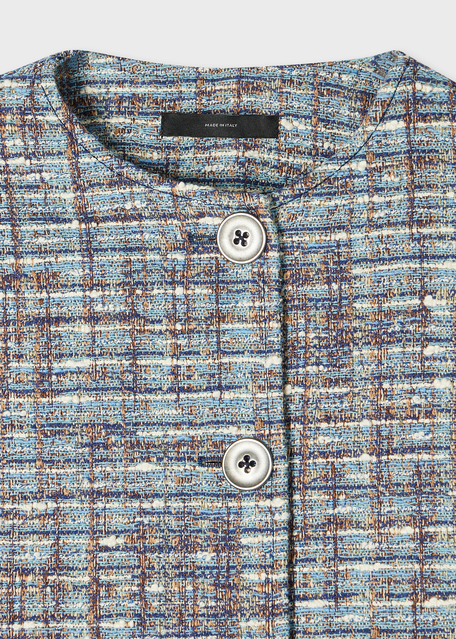 Paul Smith Women's Blue Textured Weave Jacket | King's Cross Paul Smith Women's Blue Textured Weave Jacket | King's Cross