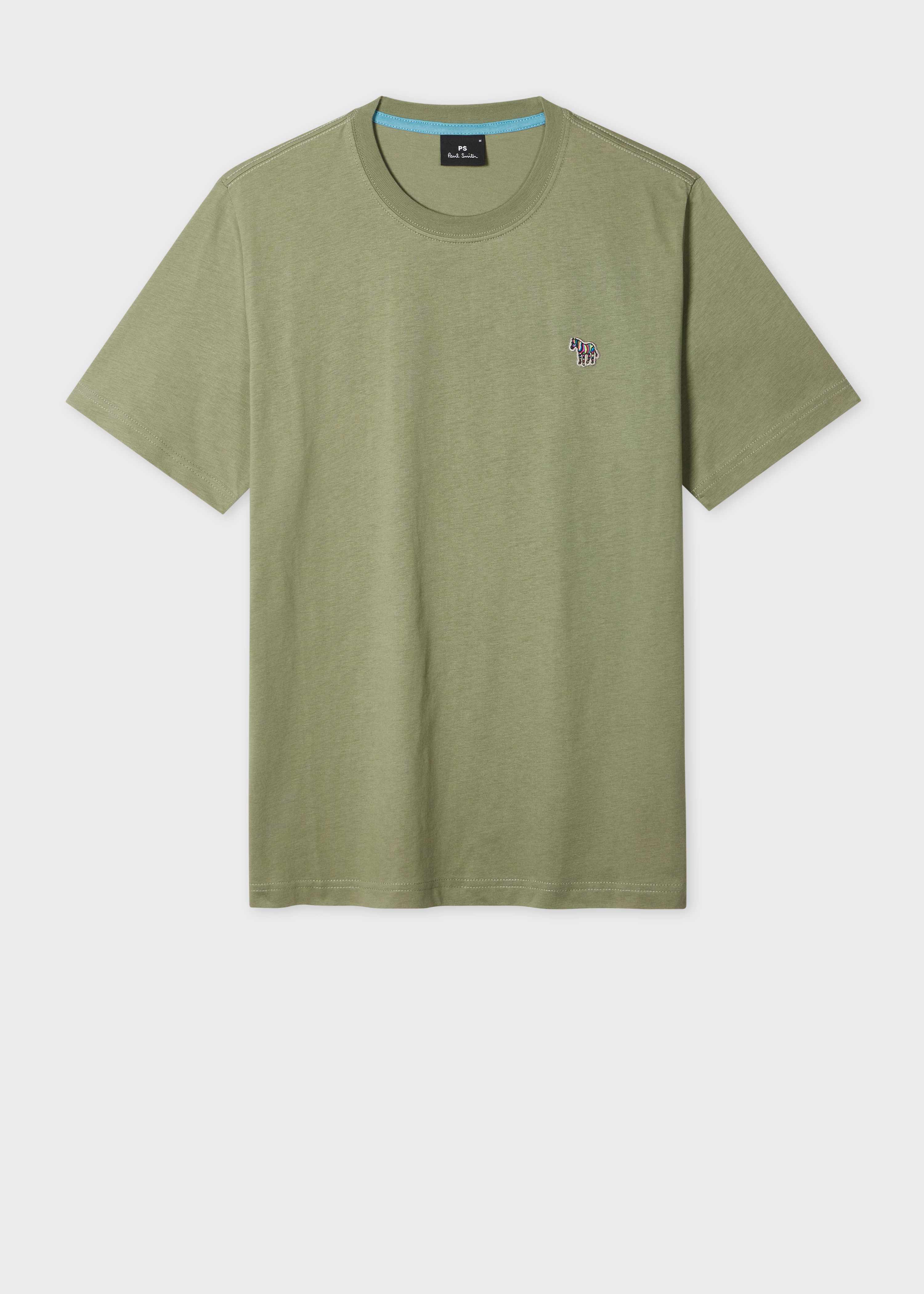 Tシャツ・カットソー Paul Smith SS25 STRIPED T-SHIRT (M2R 220X P22272 62) Men's Yellow Ochre Organic Cotton Zebra Logo T-Shirt