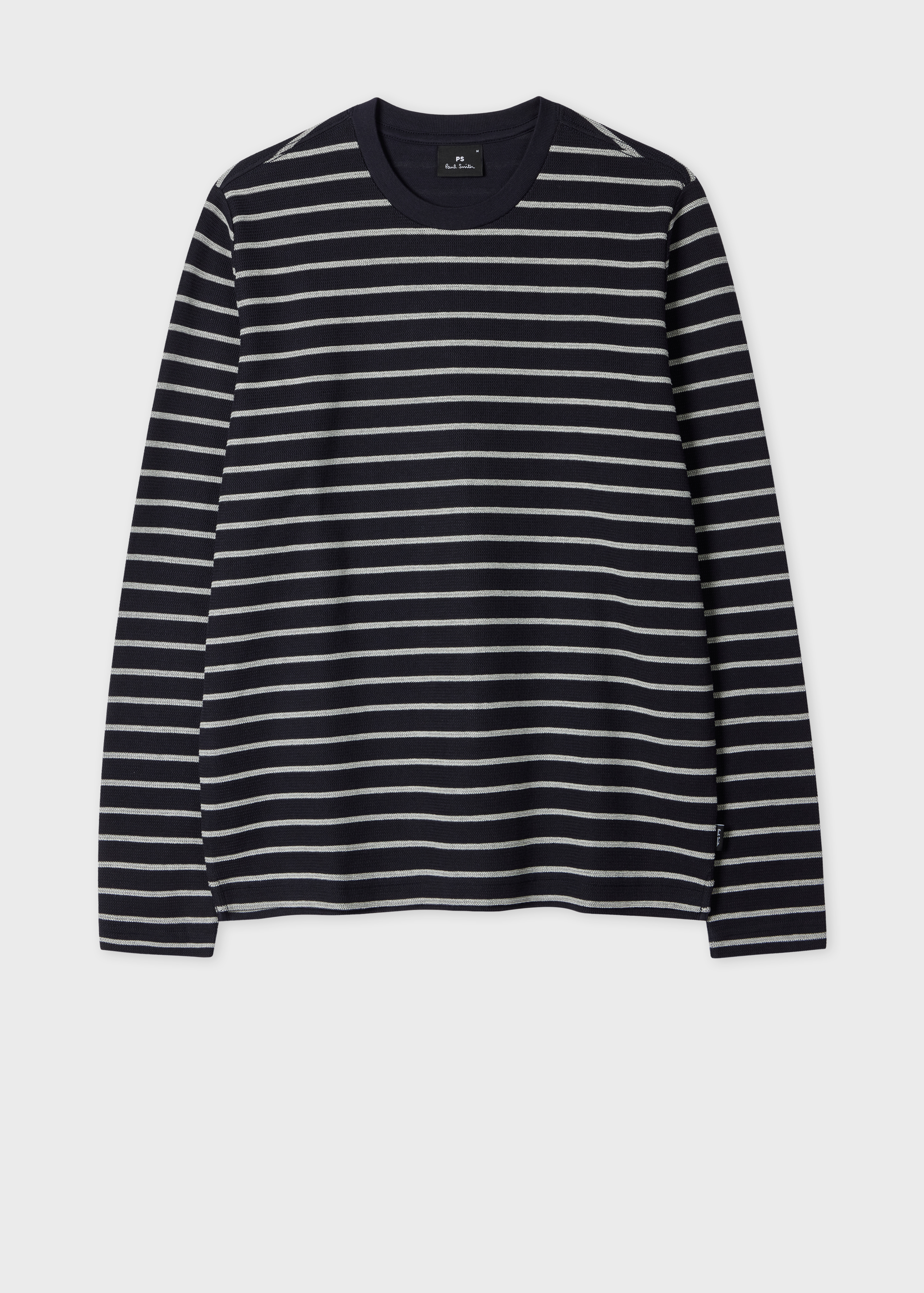 トップス Paul Smith dress shirt black y2k Super Slim-Fit Black Shirt With 'Artist Stripe' Cuff Lining