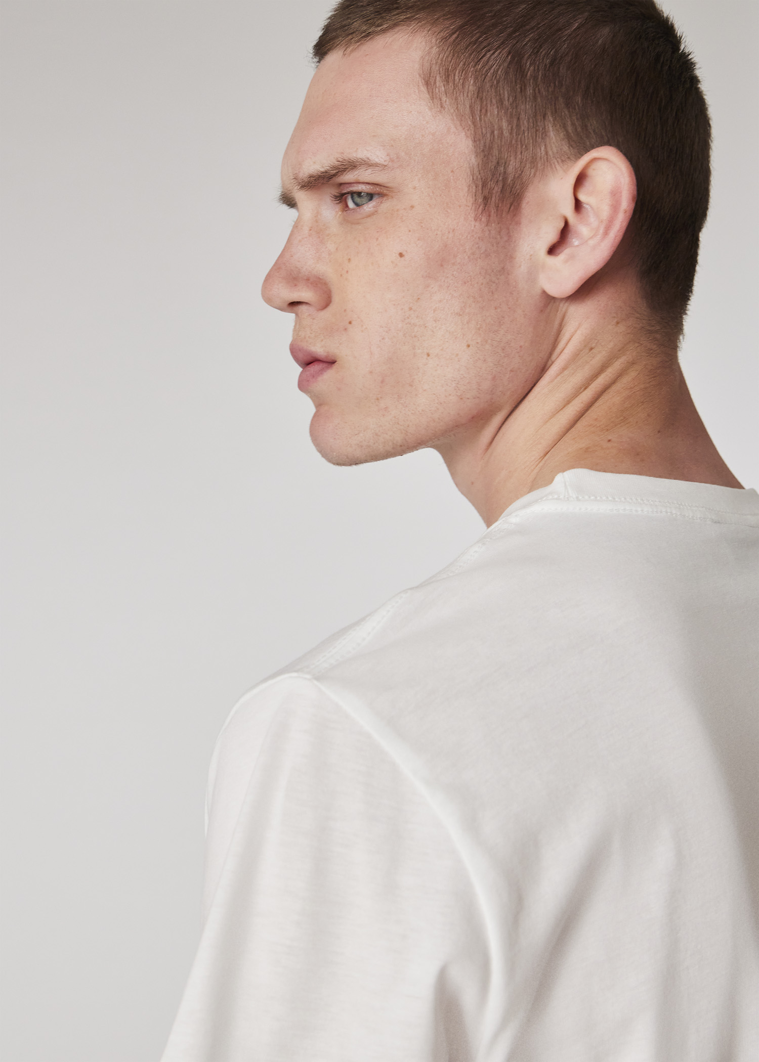 Tシャツ・カットソー Paul Smith SS25 T-SHIRT IN COTONE (M1R 697PS H00084 01) Men's White Cotton Zebra Logo T-Shirt