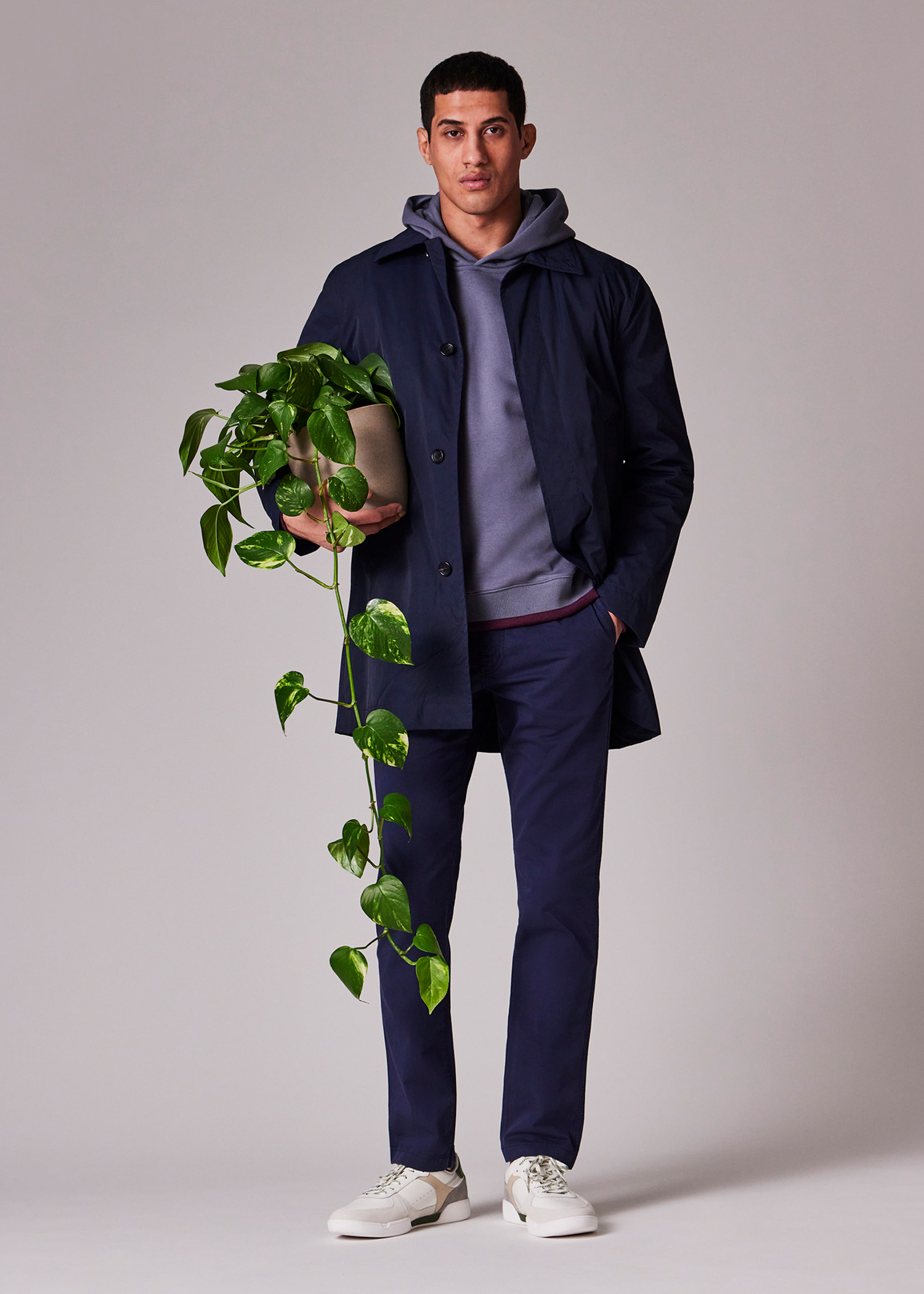 ジャケット・アウター Paul smith alpaca wool long coat navy ex PS Paul Smith Wool Coat Navy at CareOfCarl.com
