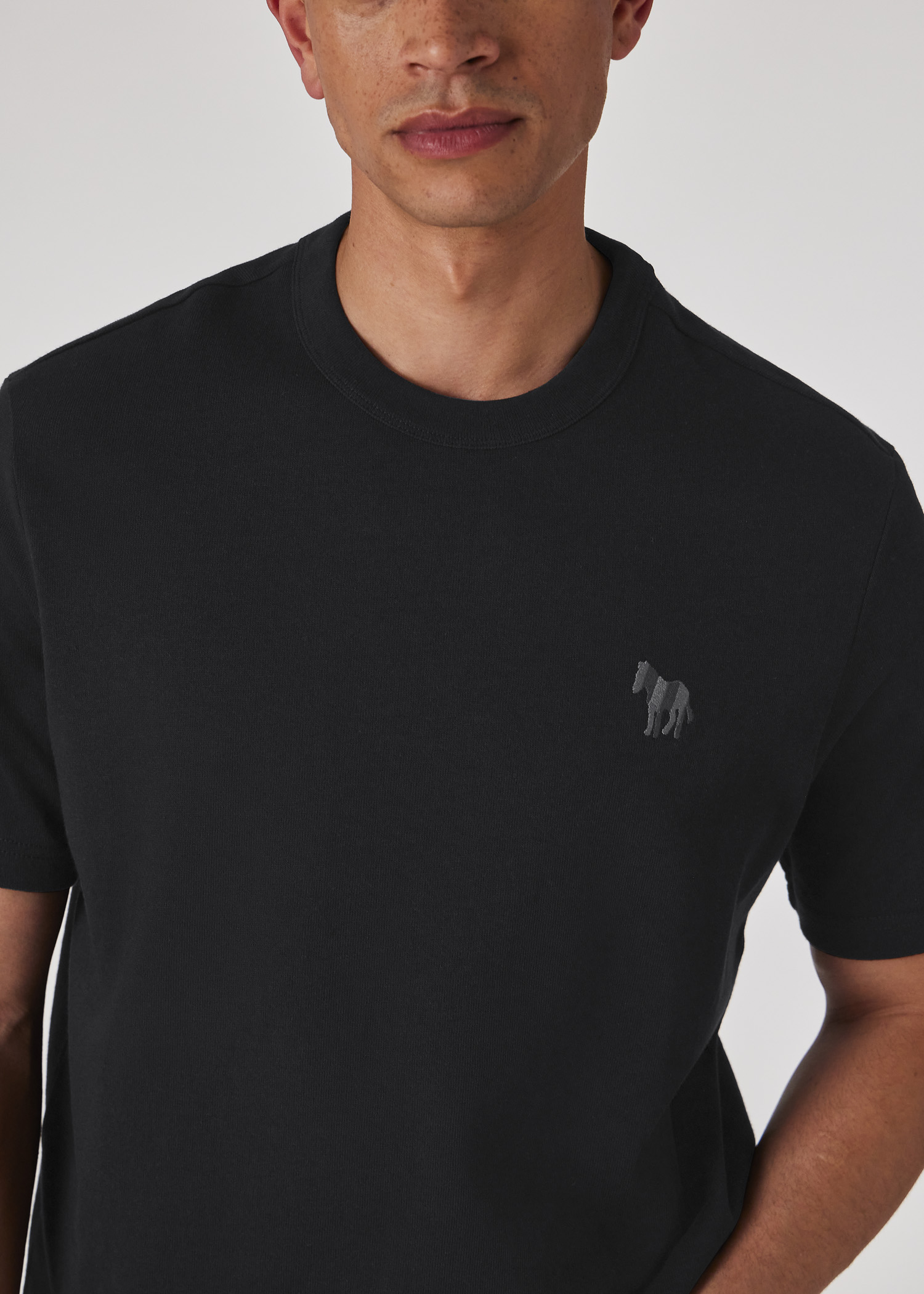 Paul Smith| (M2R 204ZE PP5111 79) Men's Dark Navy 'Broad Stripe Zebra' T-Shirt