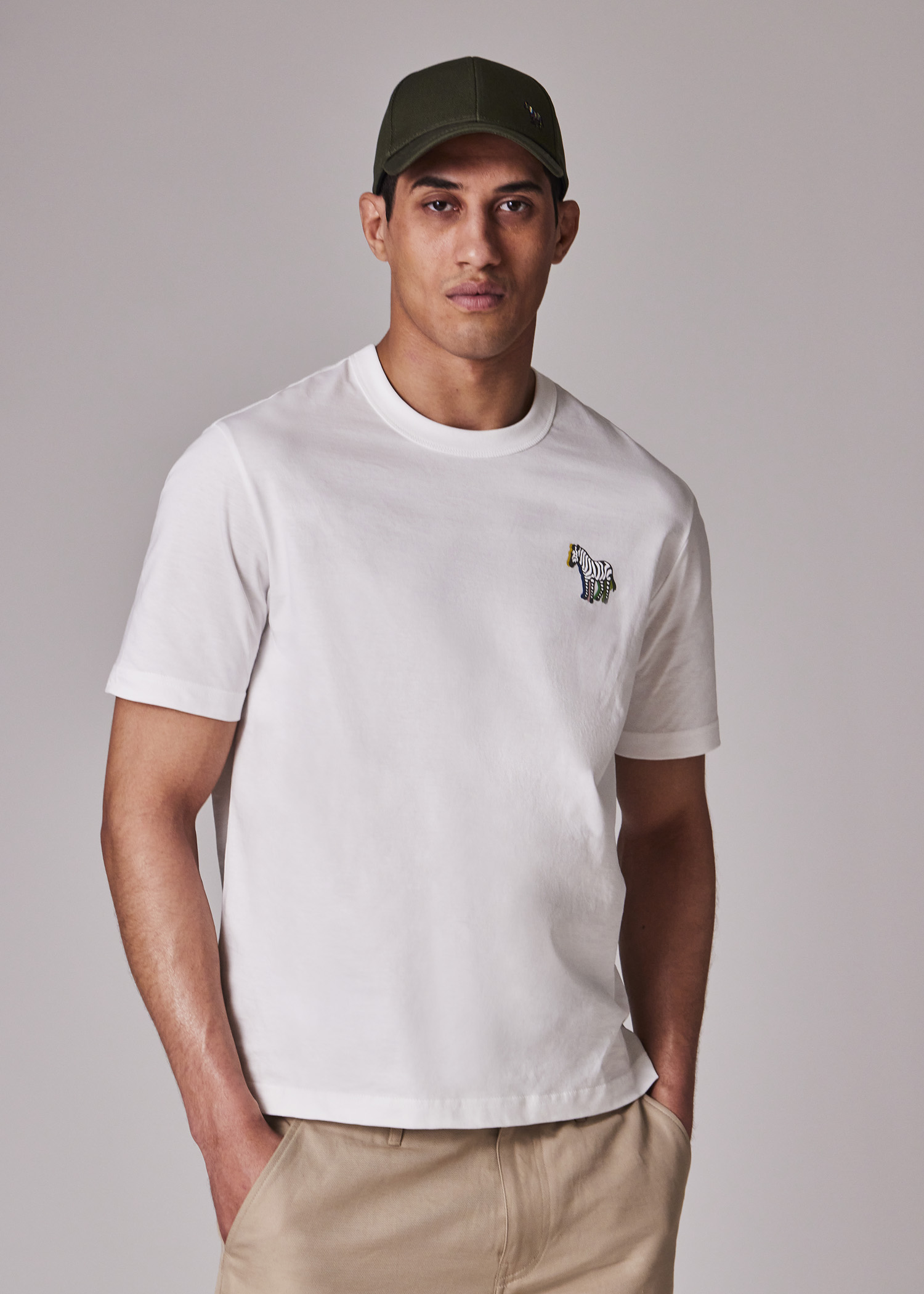 Tシャツ・カットソー Paul Smith SS25 (M2R 220X PP4705 02) Men's Black 'Skull Square' T-Shirt
