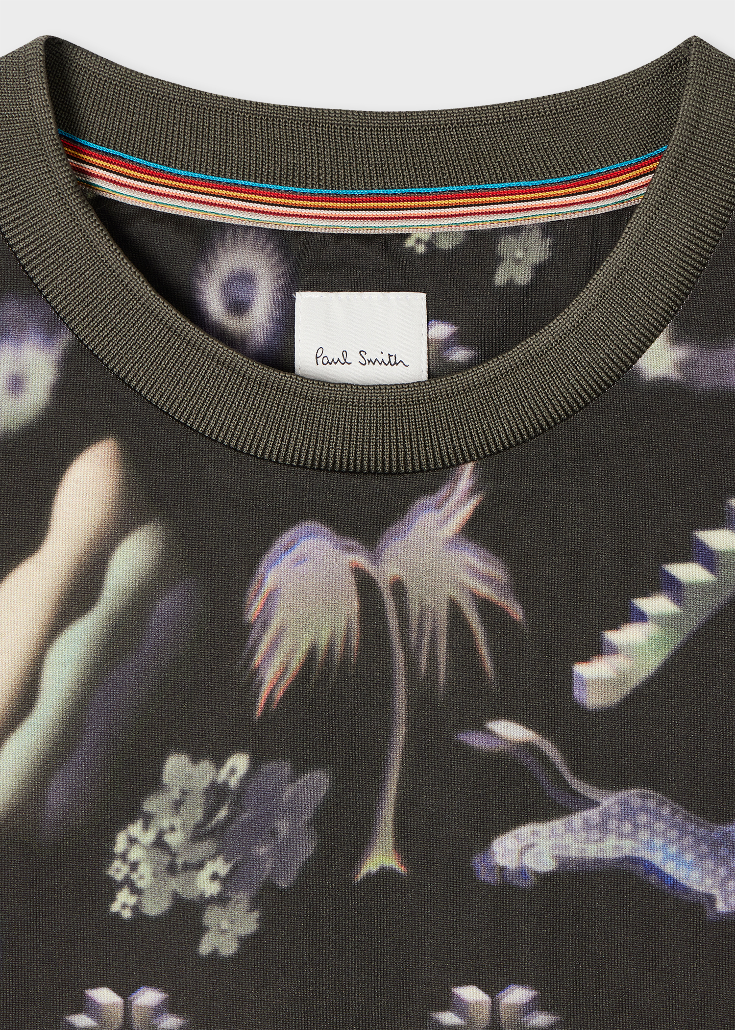 Black 'Lumiere' Print T-Shirt