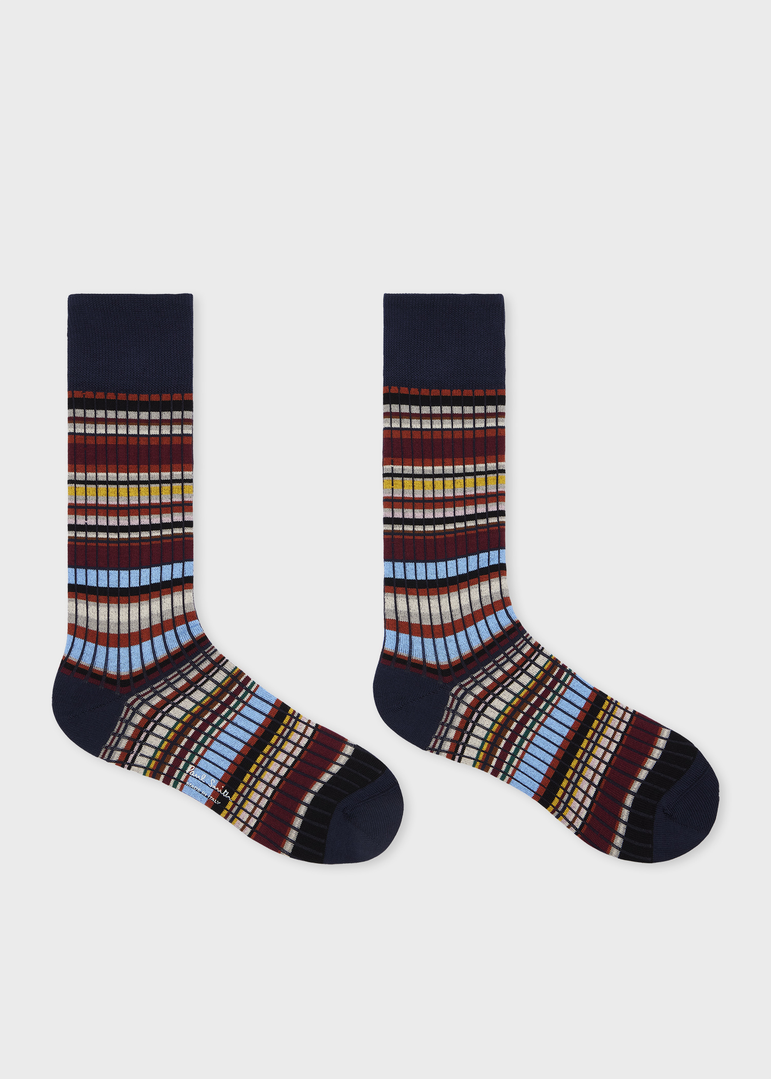 タイツ・ソックス Paul Smith Signature Stripe Socks Set Of 3 Pairs Men's Central 'Signature Stripe' Socks Three Pack