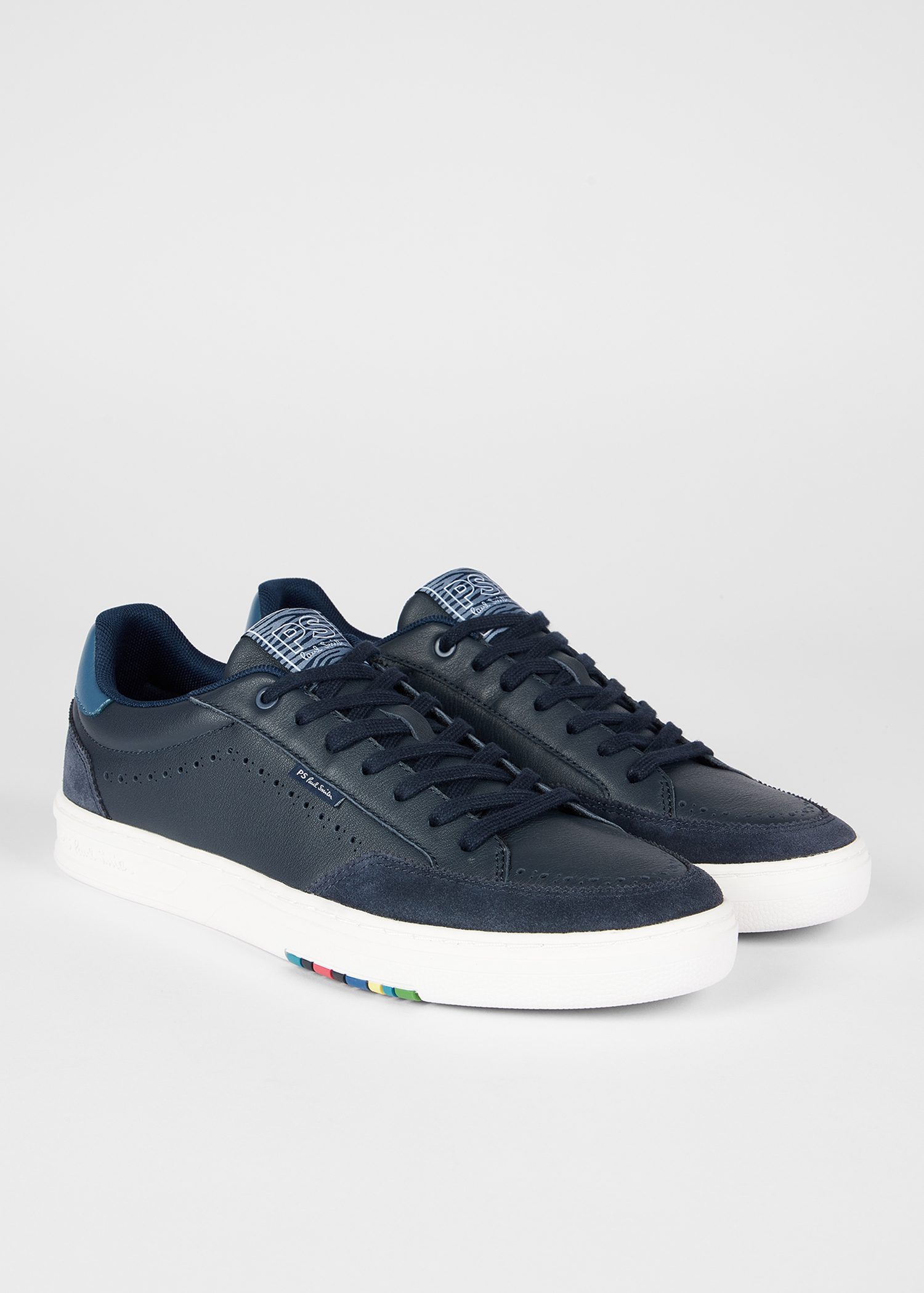 Paul Smith｜SNEAKERS (M2S HLS01 NCAS 01) Men's Black Leather 'Rex' Sneakers