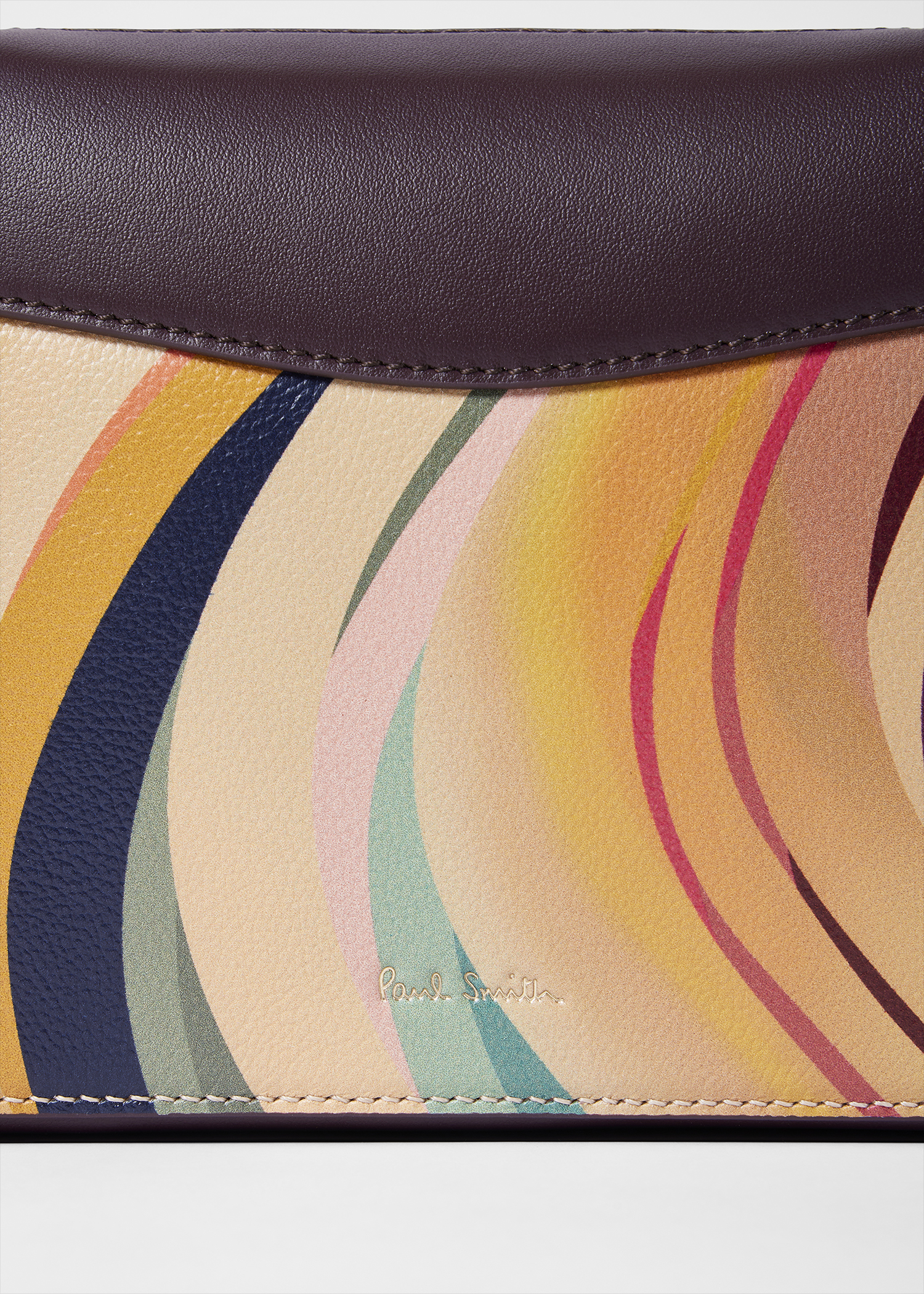 Women's 'Dusky Swirl' Leather Camera Bag