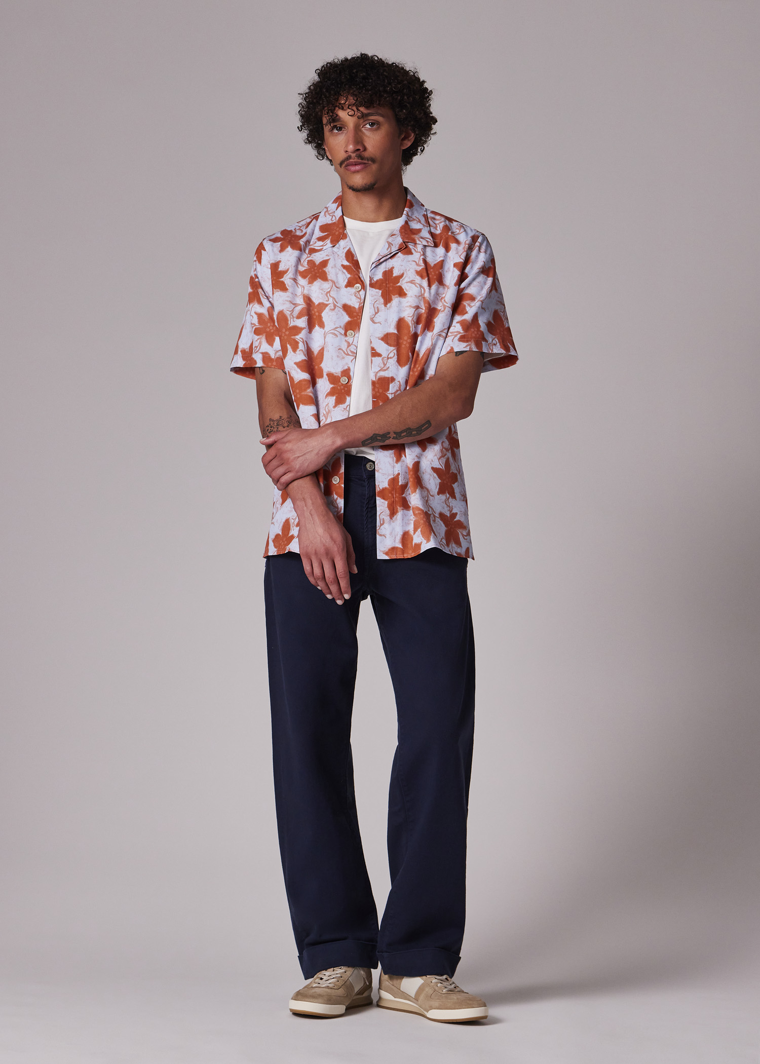 Paul Smith \"Moonlight Flower\" シャツ 24AW 798 新品 ポールスミス Moonlight Flower シャツ M 日本製