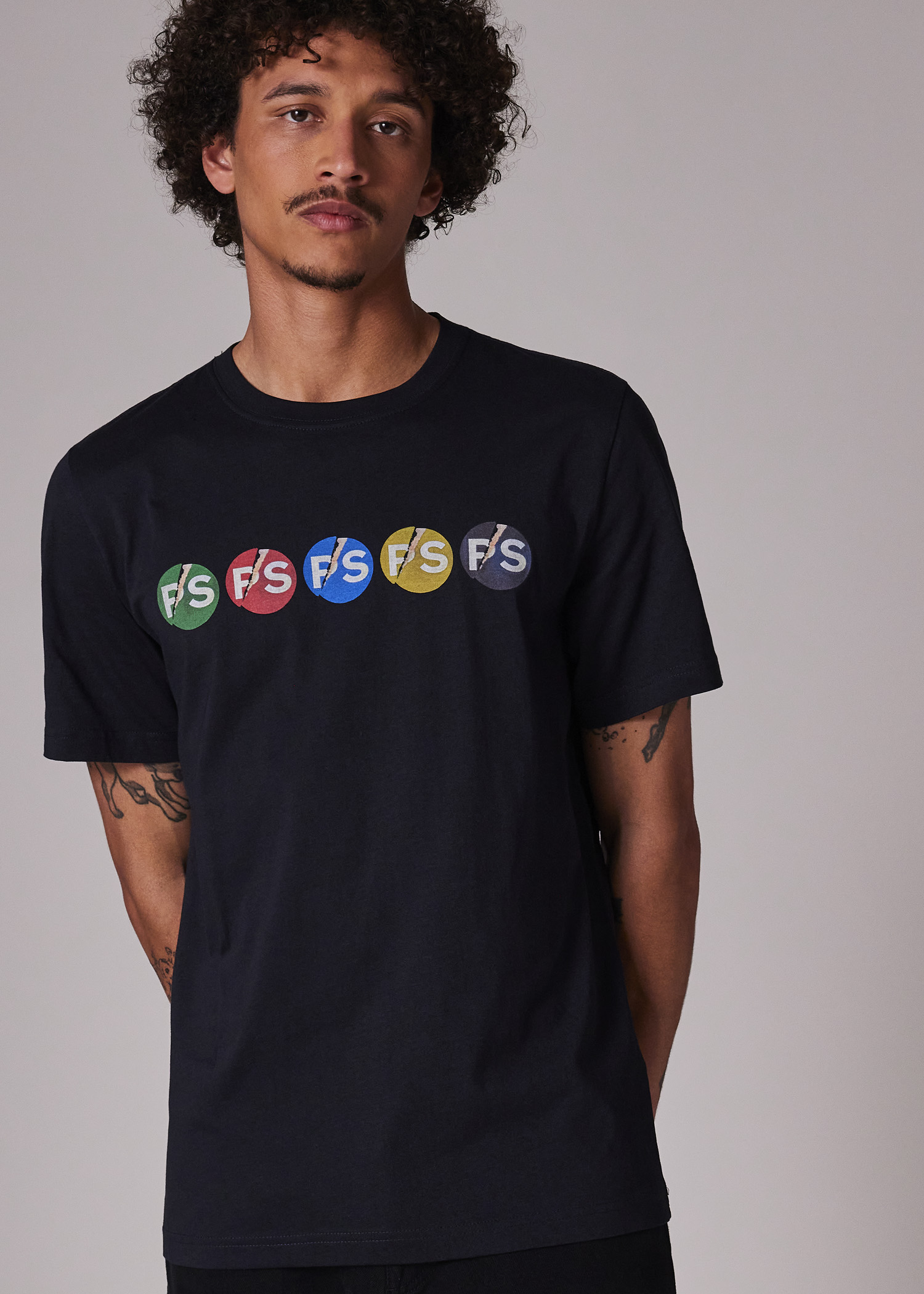 Running In Circles - Navy T-Shirt main image 0