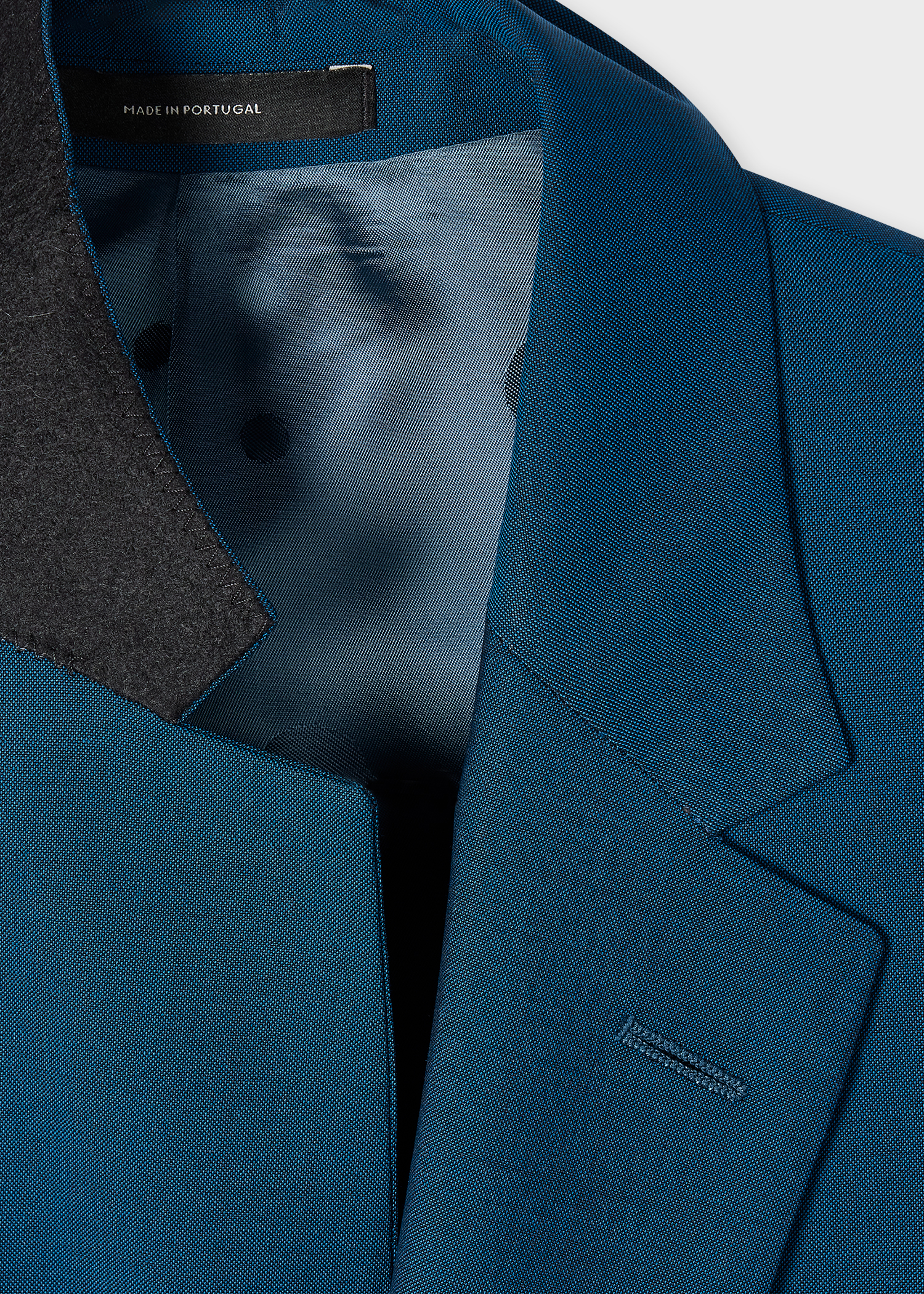 The Soho - Tailored-Fit Petrol Blue Wool-Mohair Suit