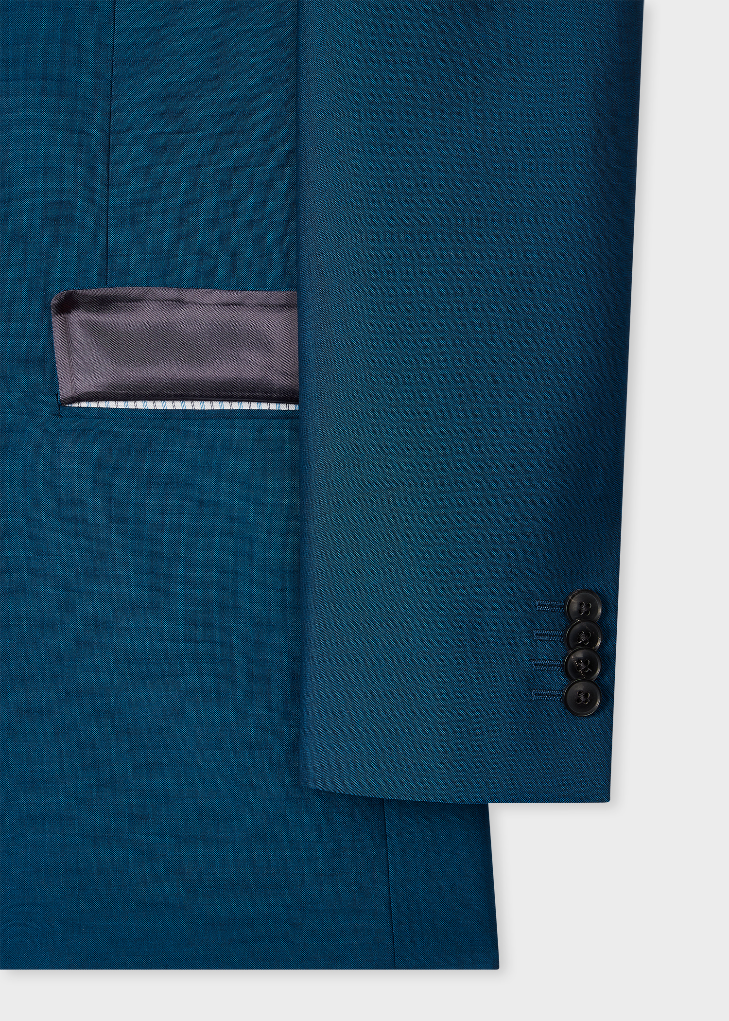 The Soho - Tailored-Fit Petrol Blue Wool-Mohair Suit