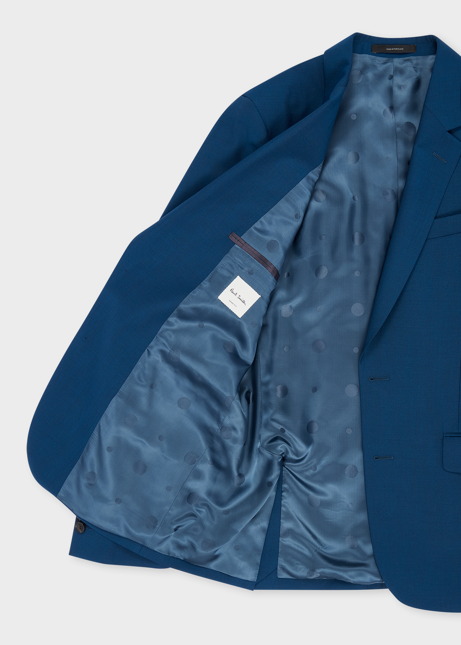The Soho - Tailored-Fit Petrol Blue Wool-Mohair Suit