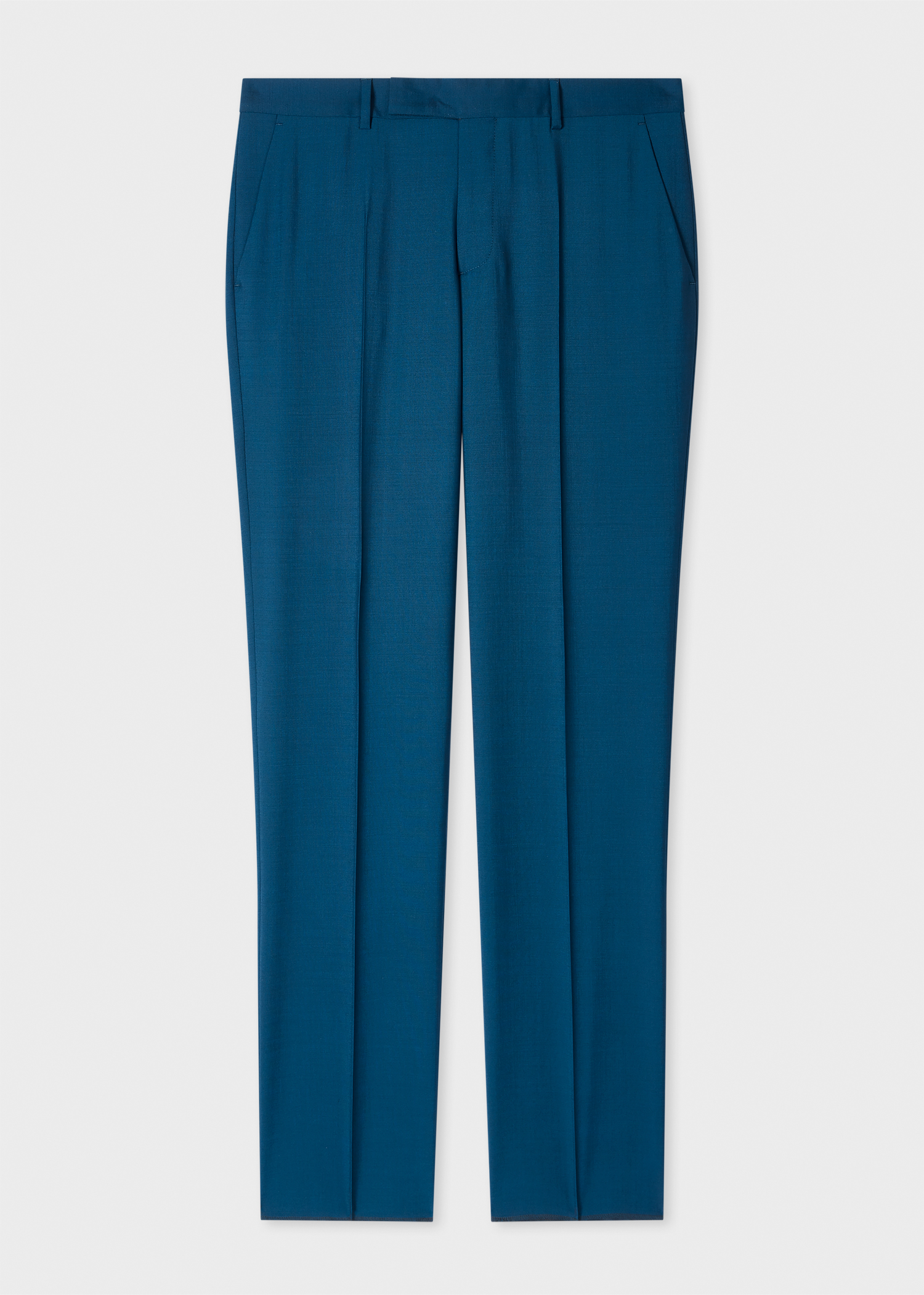 The Soho - Tailored-Fit Petrol Blue Wool-Mohair Suit