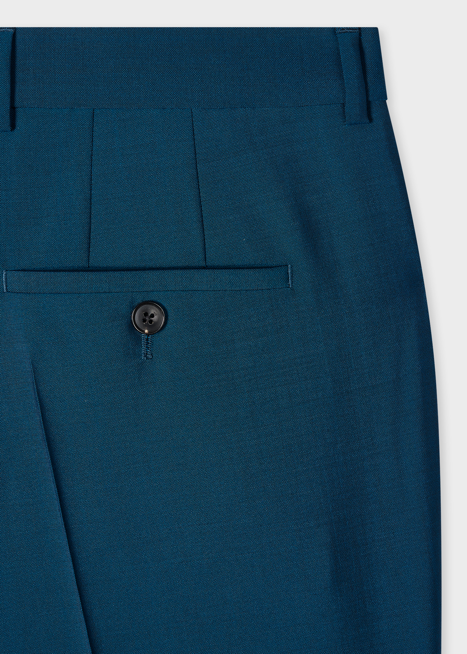 The Soho - Tailored-Fit Petrol Blue Wool-Mohair Suit