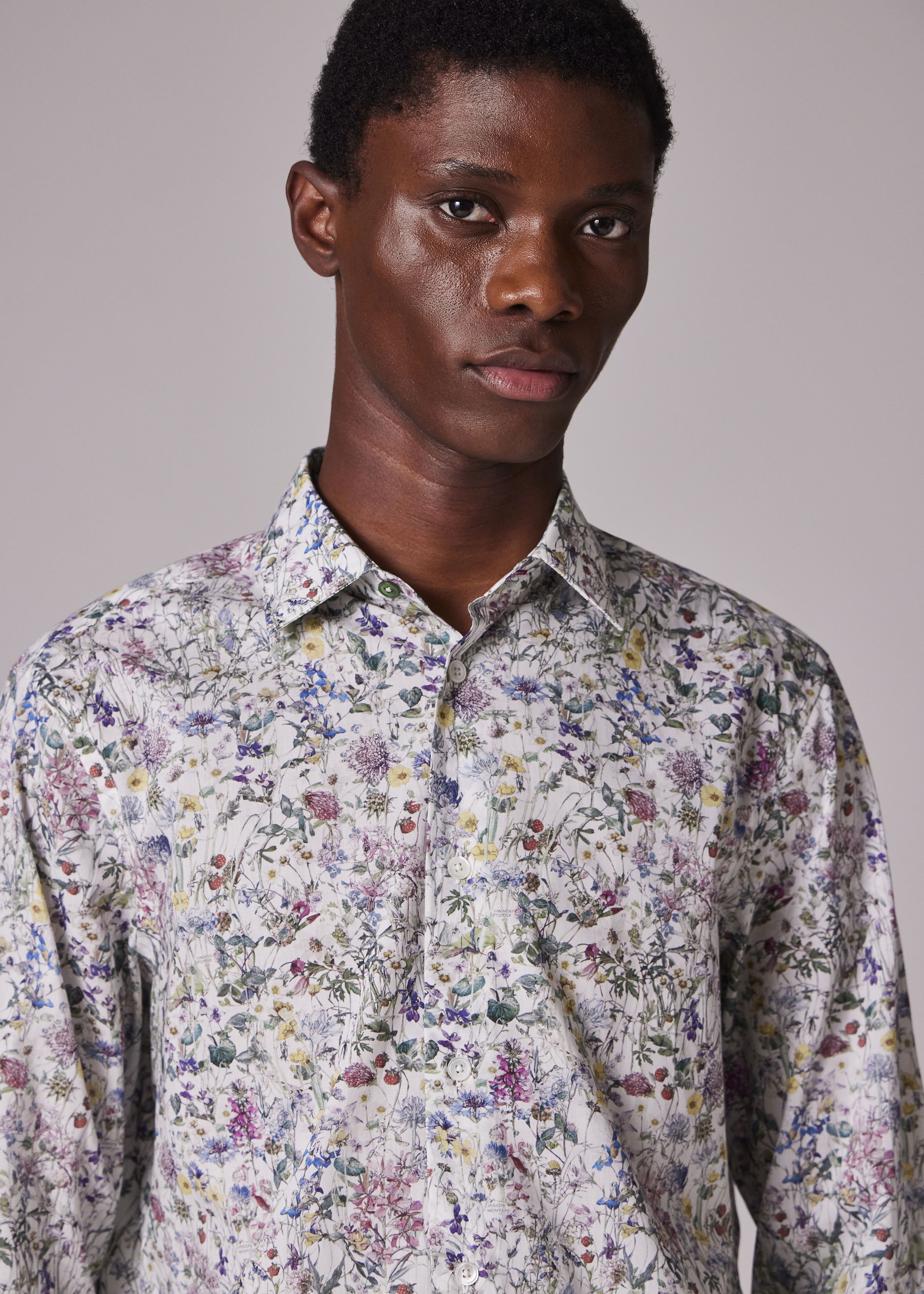Tシャツ・カットソー Paul Smith SS23 LIBERTY PRINT SHIRT (M1R/006L/K01910_02) Paul Smith Slim-Fit Liberty Print Shirt | Liberty