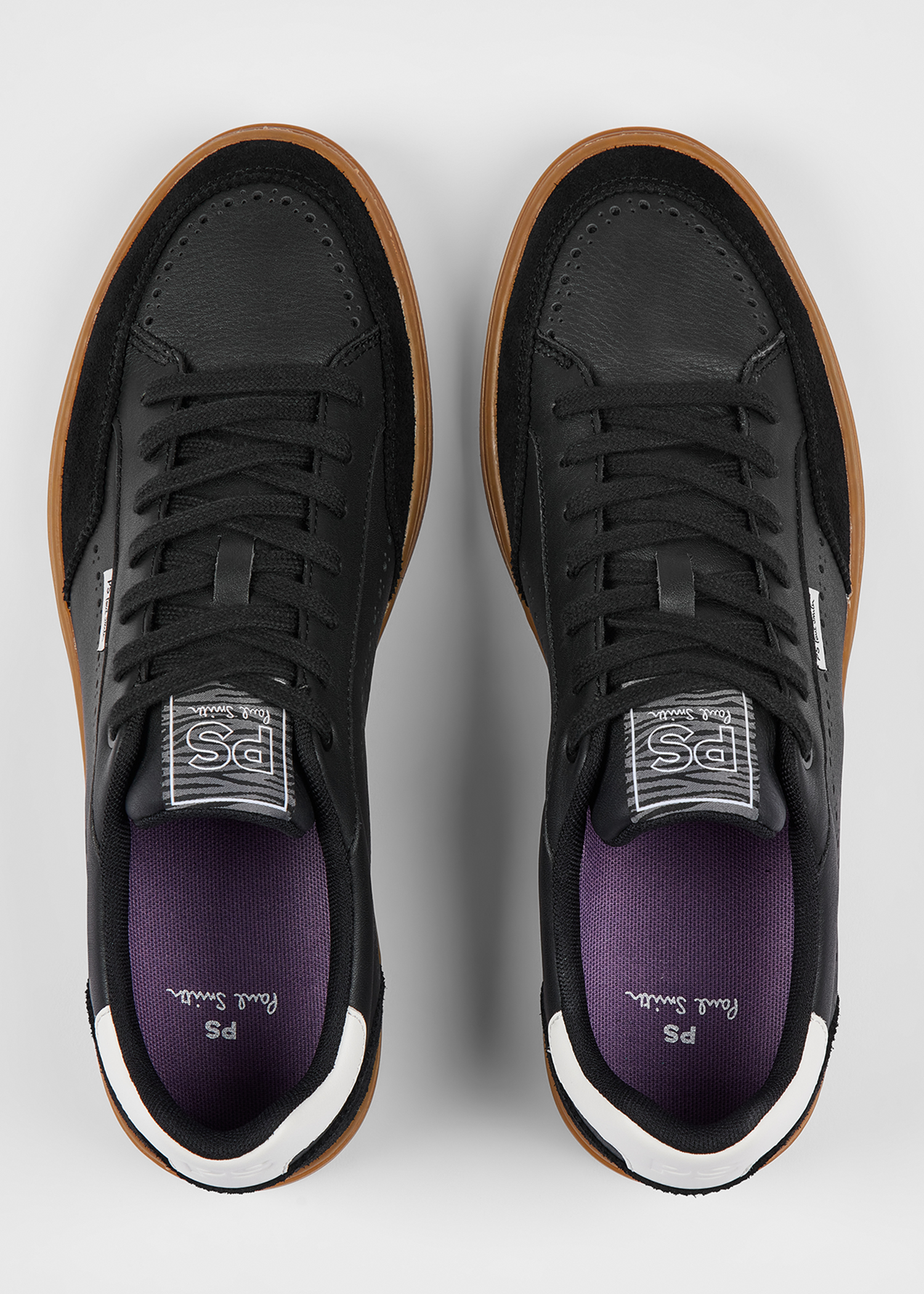 ★Paul Smith★HILLSTAR ブラック スニーカー Men's Black Leather 'Hillstar' Trainers
