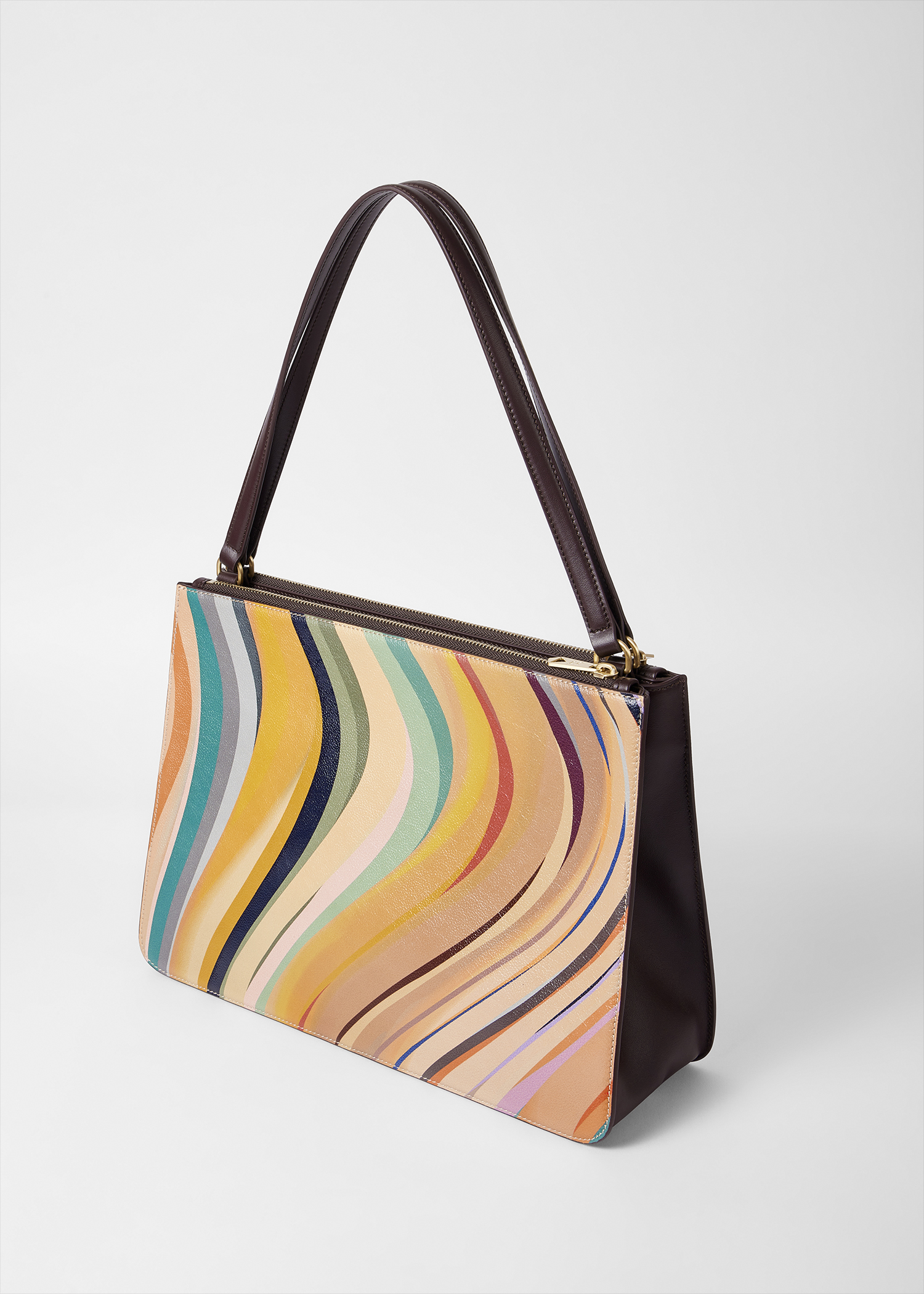 Women's Multicolour Calf Leather Shoulder Bag