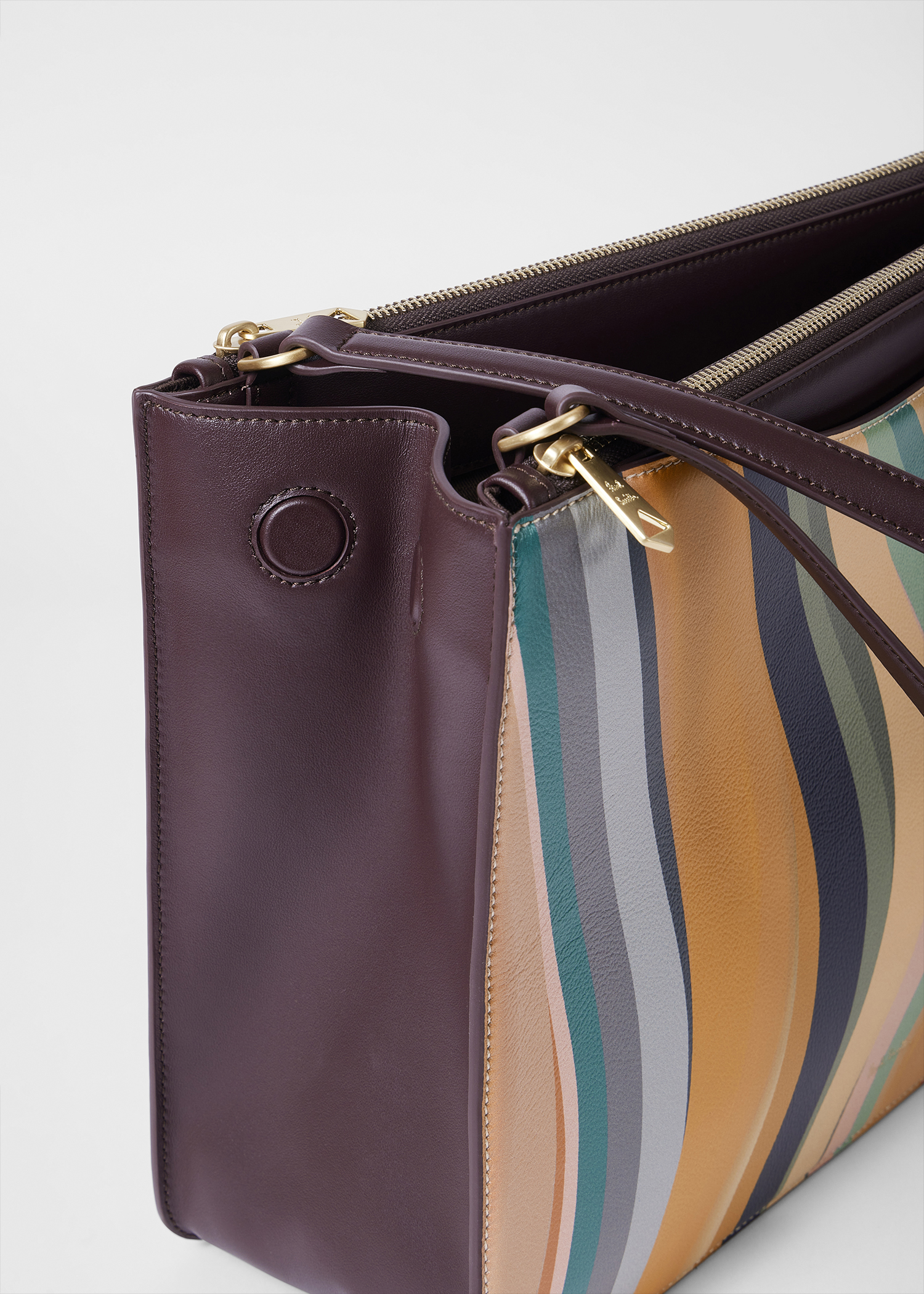 Women's Multicolour Calf Leather Shoulder Bag