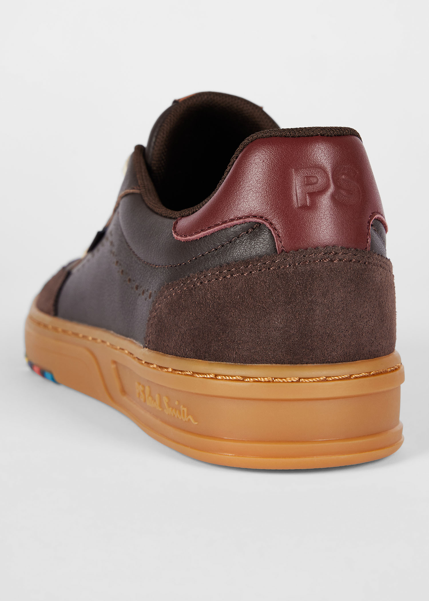 Men's Dark Brown Leather 'Hillstar' Trainers