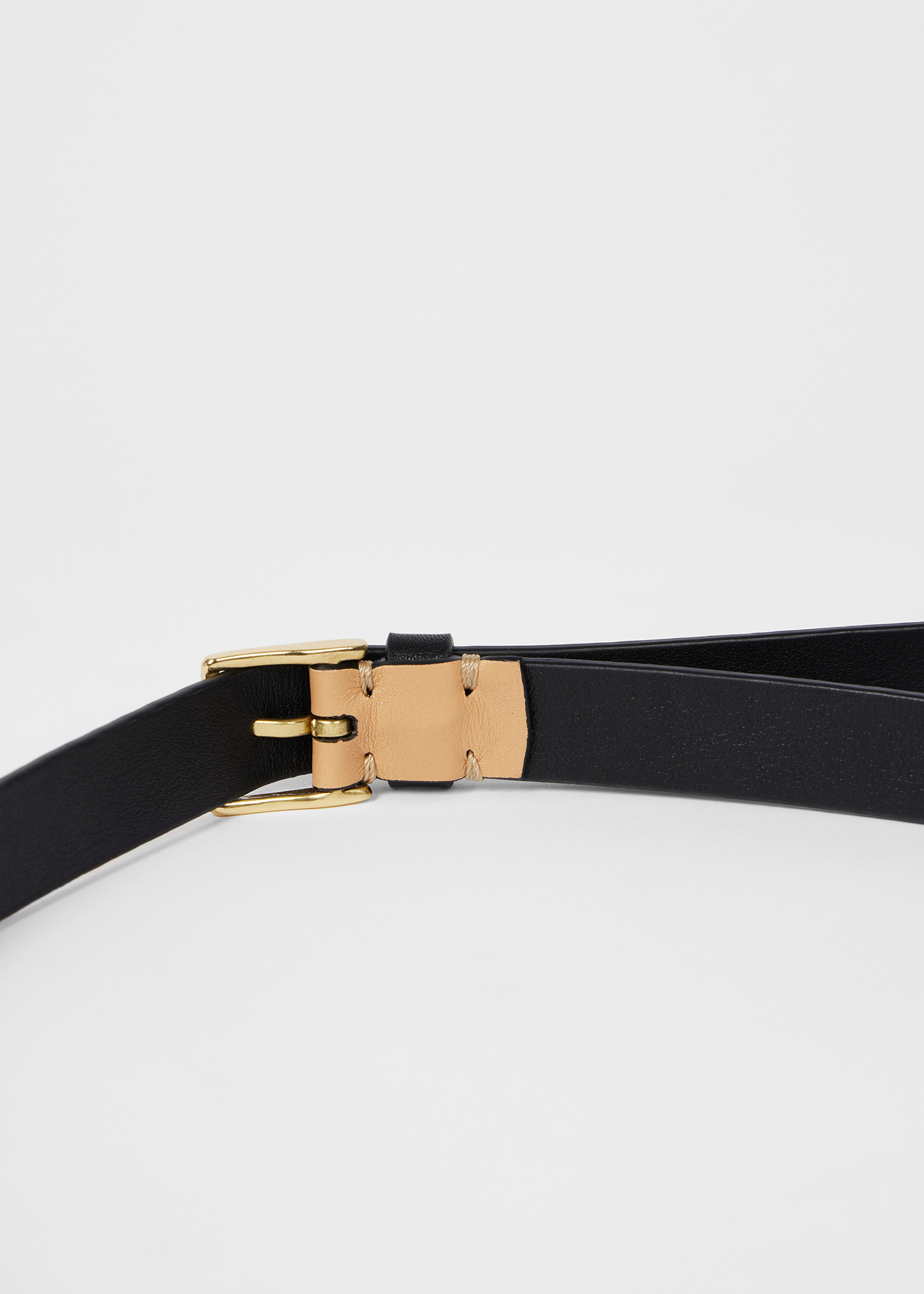 Women's Leather Colourblock Belt