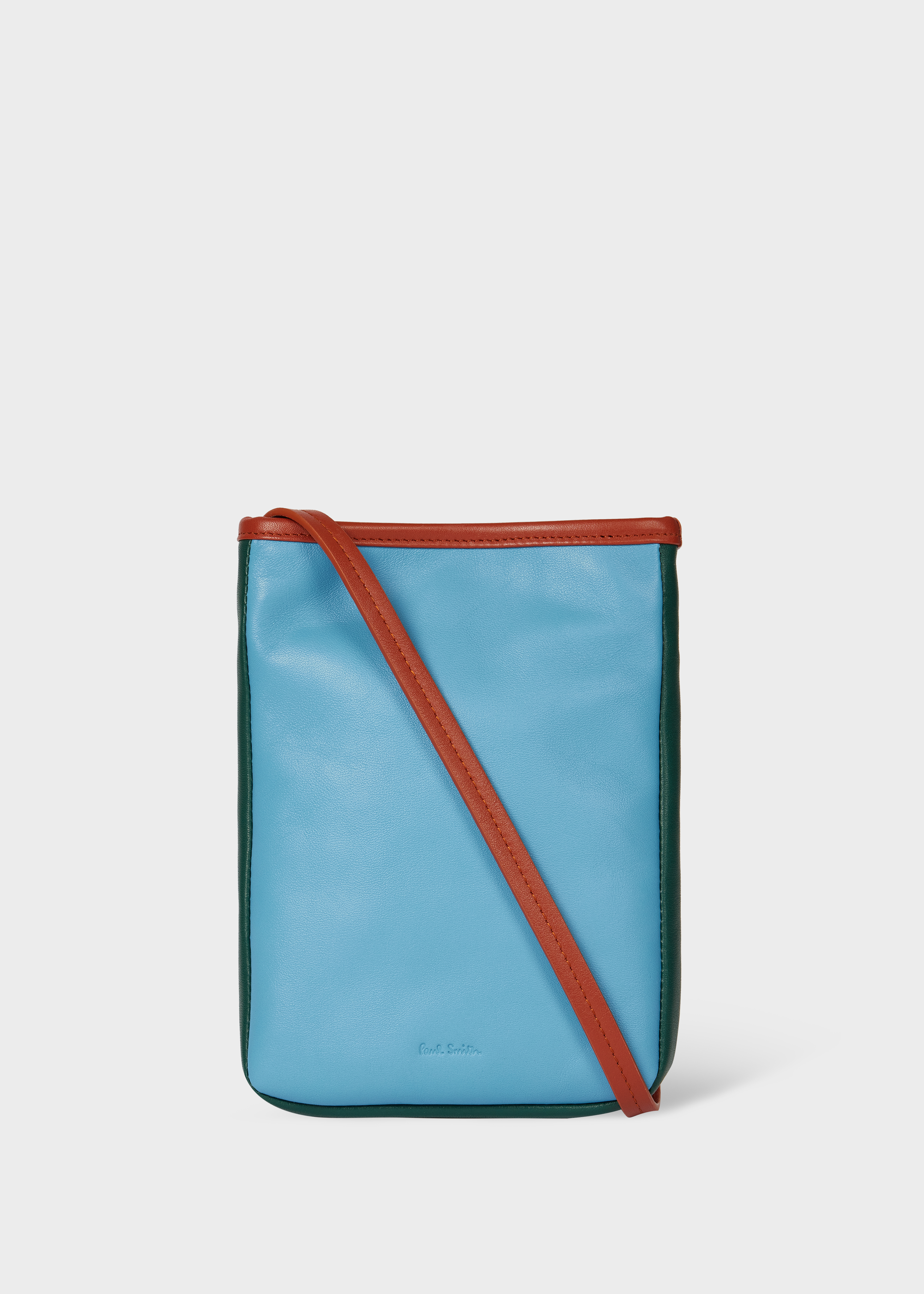 バッグ Paul smith(contrast color block  bag) Paul Smith Contrast Color Block Tote Bag Leather Multicolor