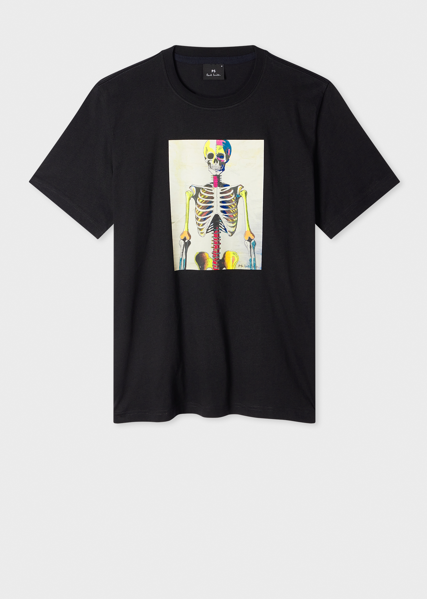 Tシャツ・カットソー PS PAUL SMITH Men T-shirt Black M2R011RPP5080 79 Men's Cotton 'Cycling Monkey' Print T-Shirt