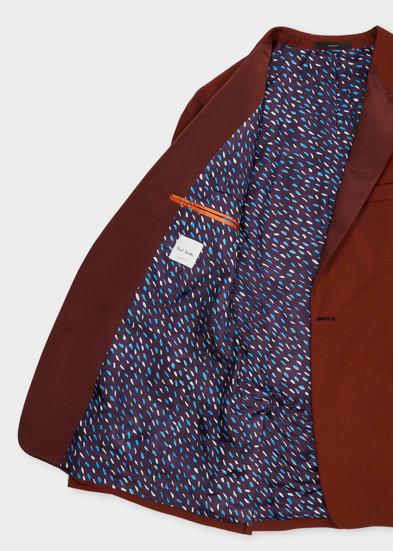 The Soho - Tailored-Fit Burgundy Wool-Mohair Evening Suit