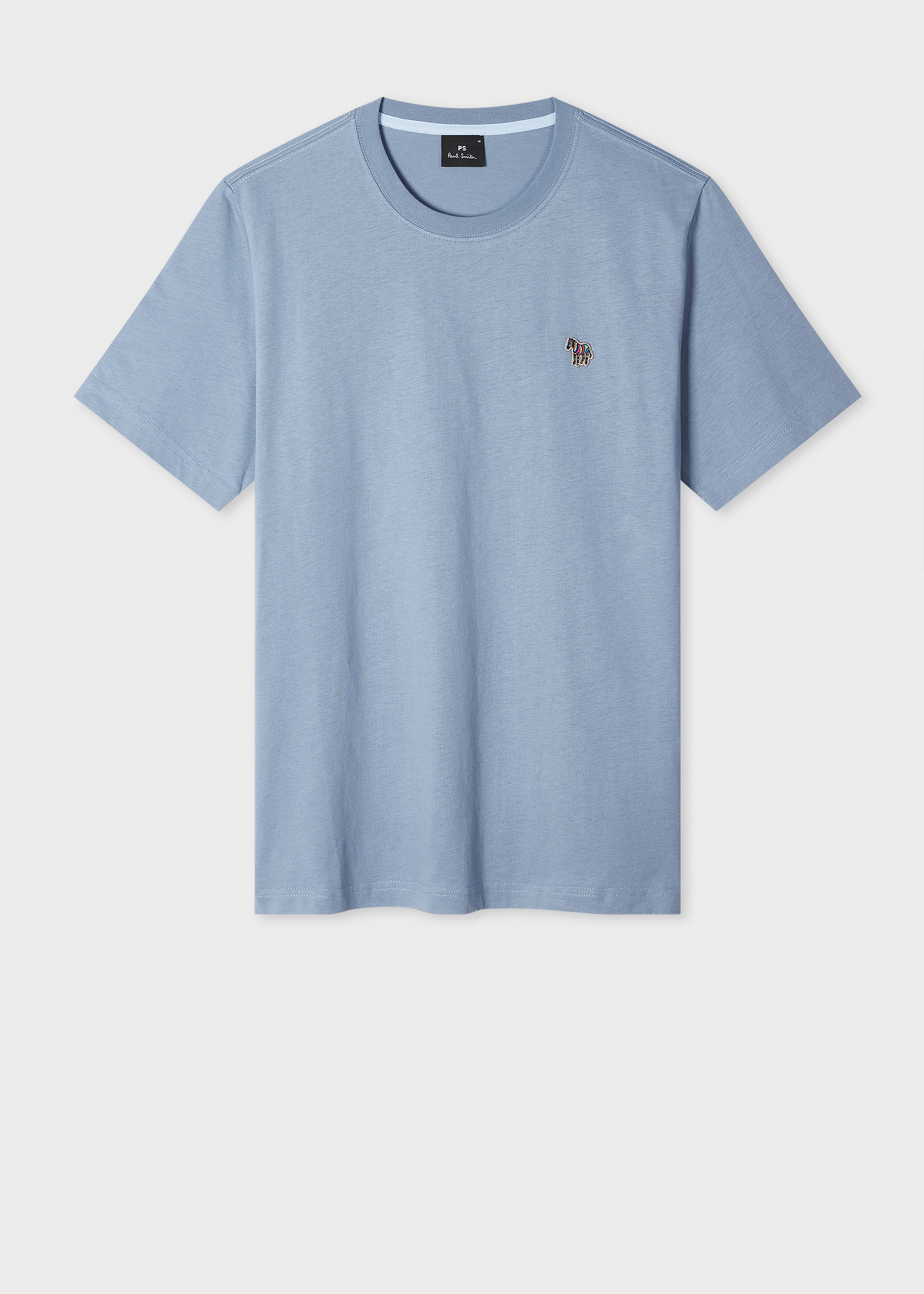 Tシャツ・カットソー Paul Smith SS24 PRINTED SHIRT (M2R-619P-M22034_49) Men's Blue And Orange Textured Stripe Knitted T-Shirt
