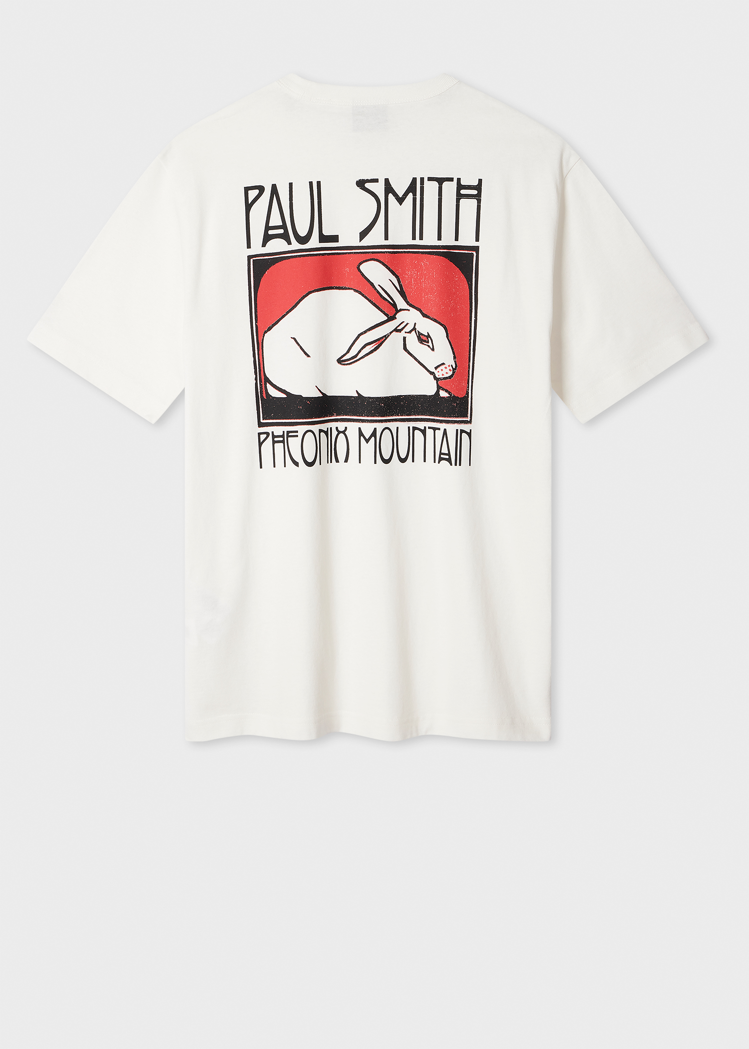 Ecru 'Phoenix Mountain' Print T-Shirt