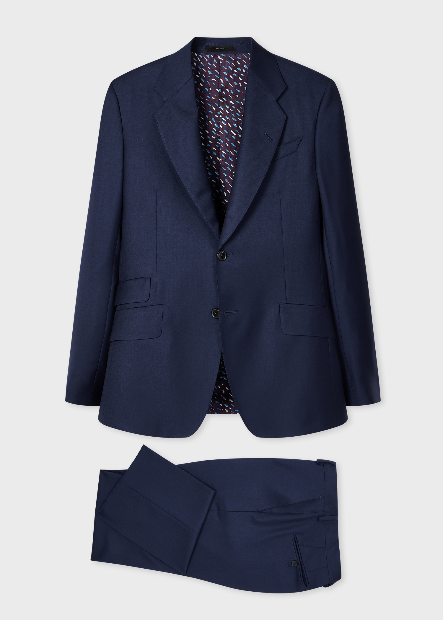 Paul Smith collectionネイビー　ウールフラノ　スーツ Paul Smith collectionネイビー ウールフラノ スーツ