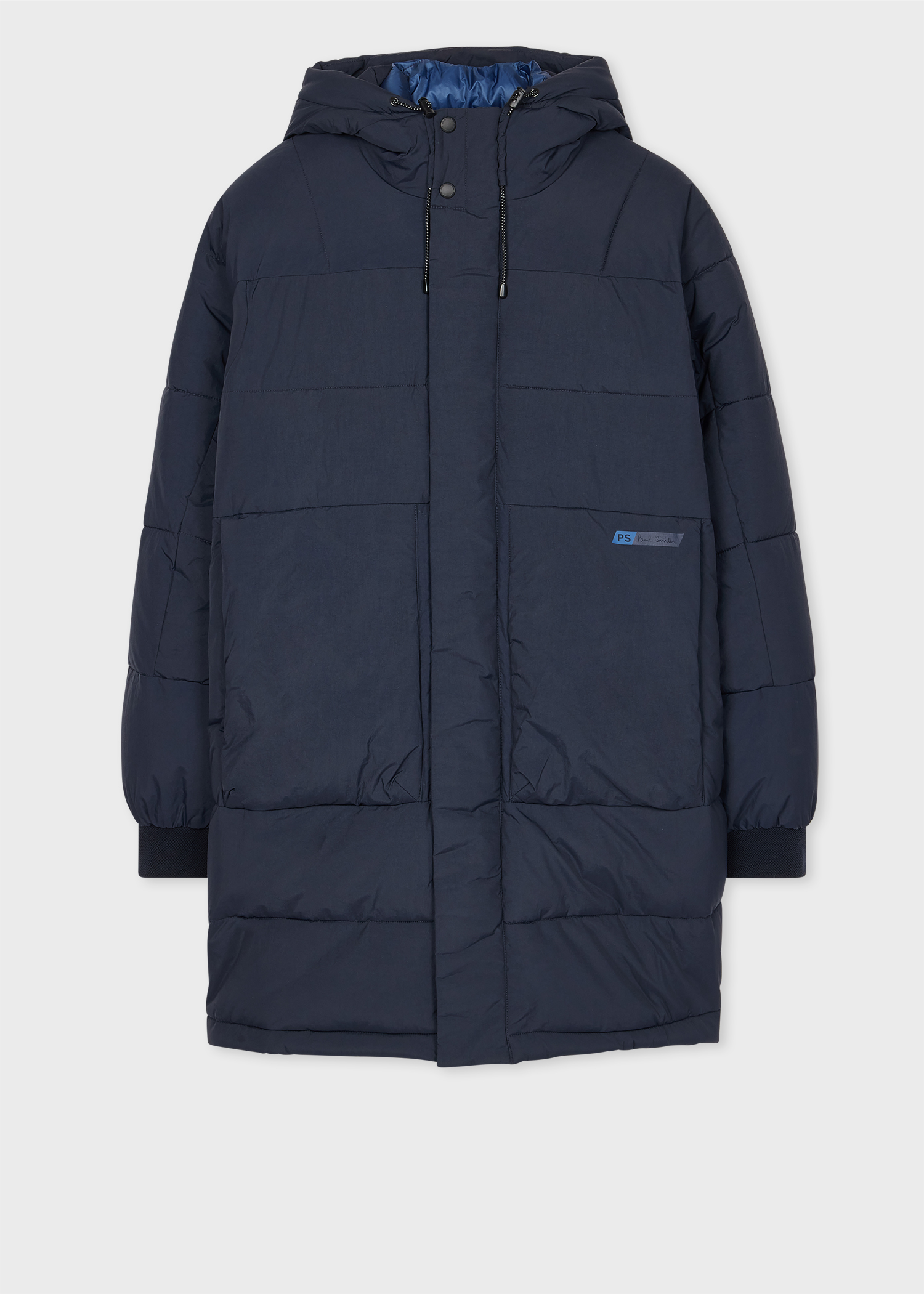 Recycled-Nylon Long Wadded Coat