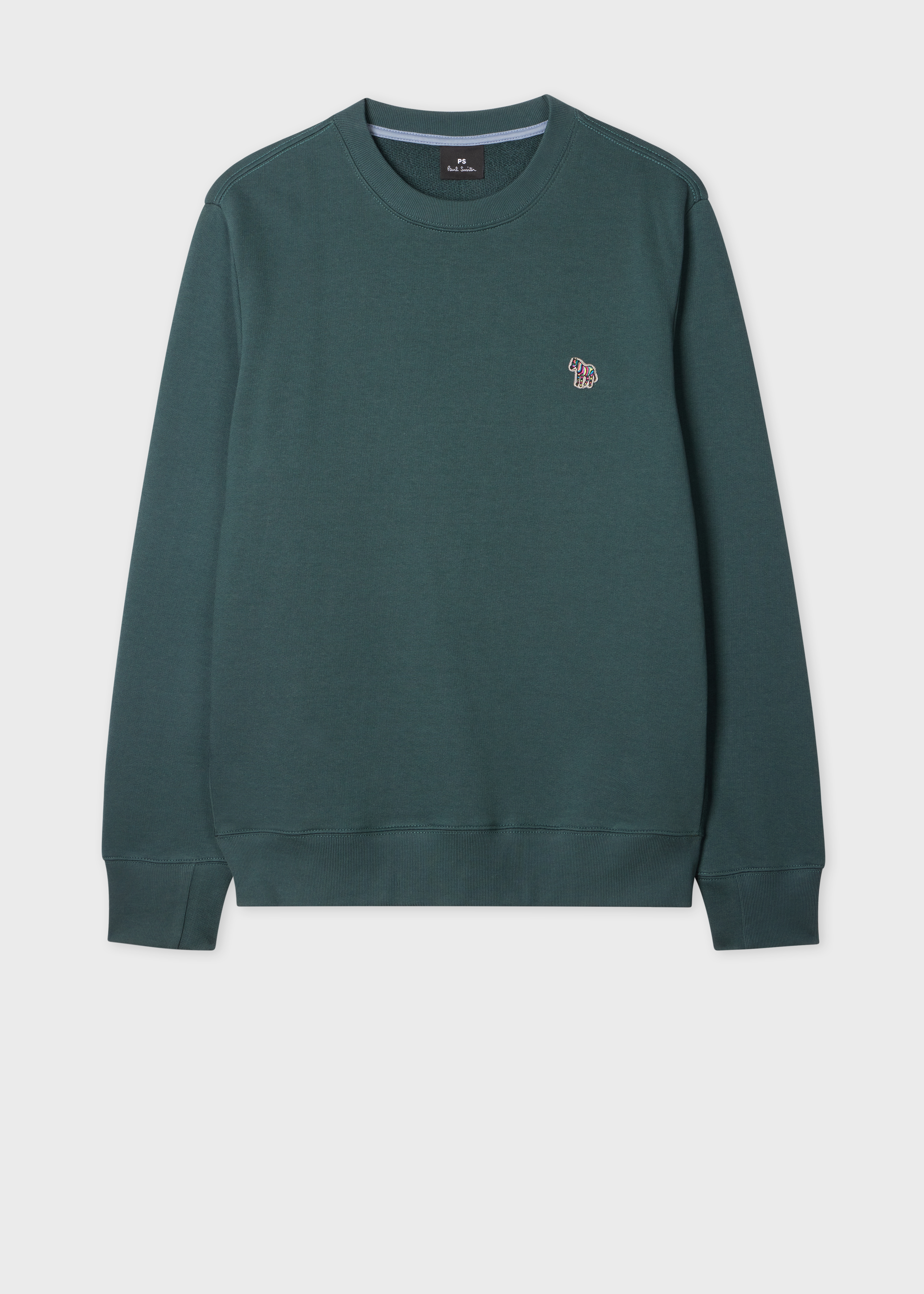 【関税込み】PS by Paul Smith グリーン Zebra フーディ Men's Washed Green Organic Cotton Zebra Logo Sweatshirt